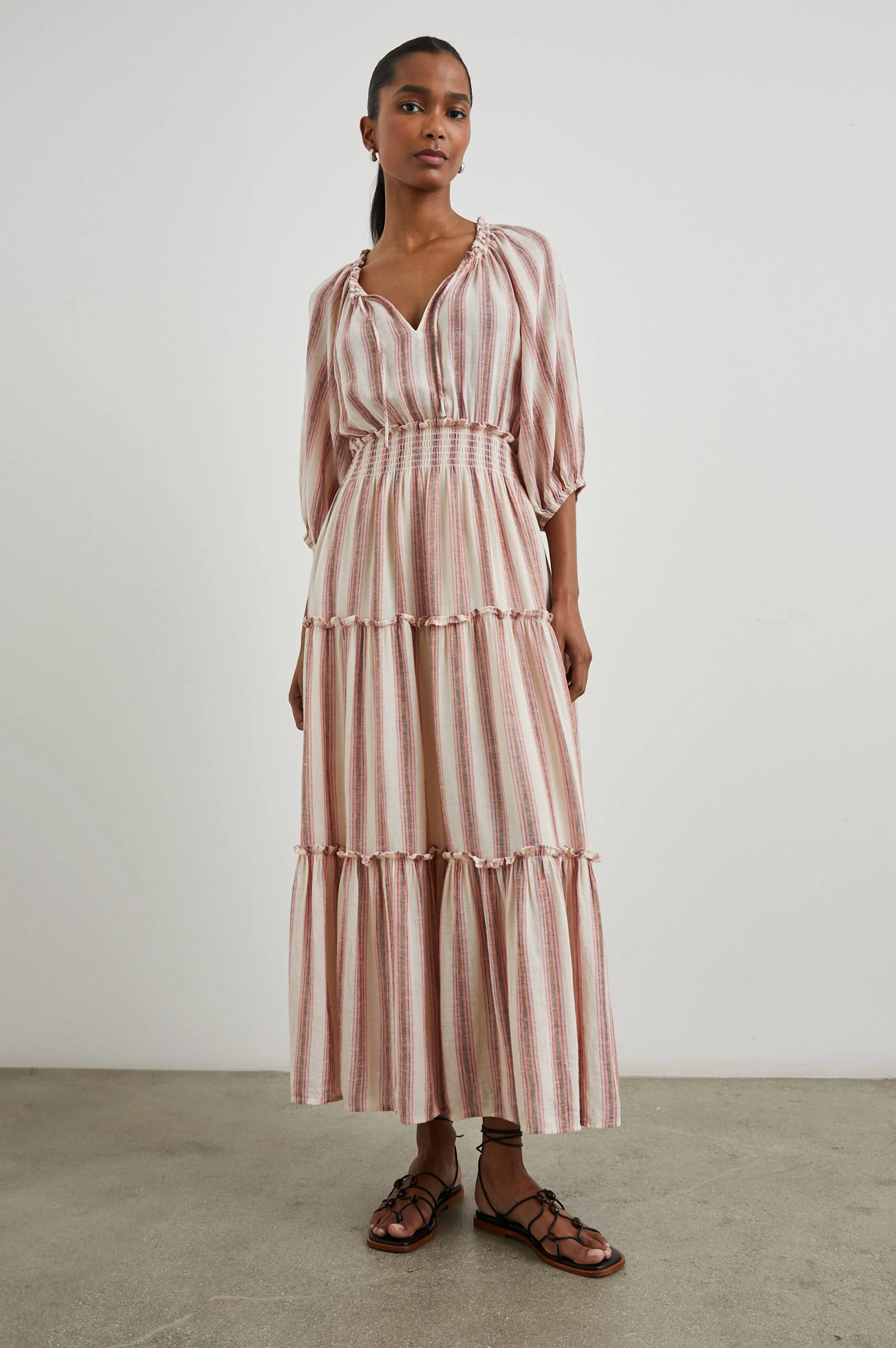 CATERINE DRESS - CAMINO STRIPE - Image 3