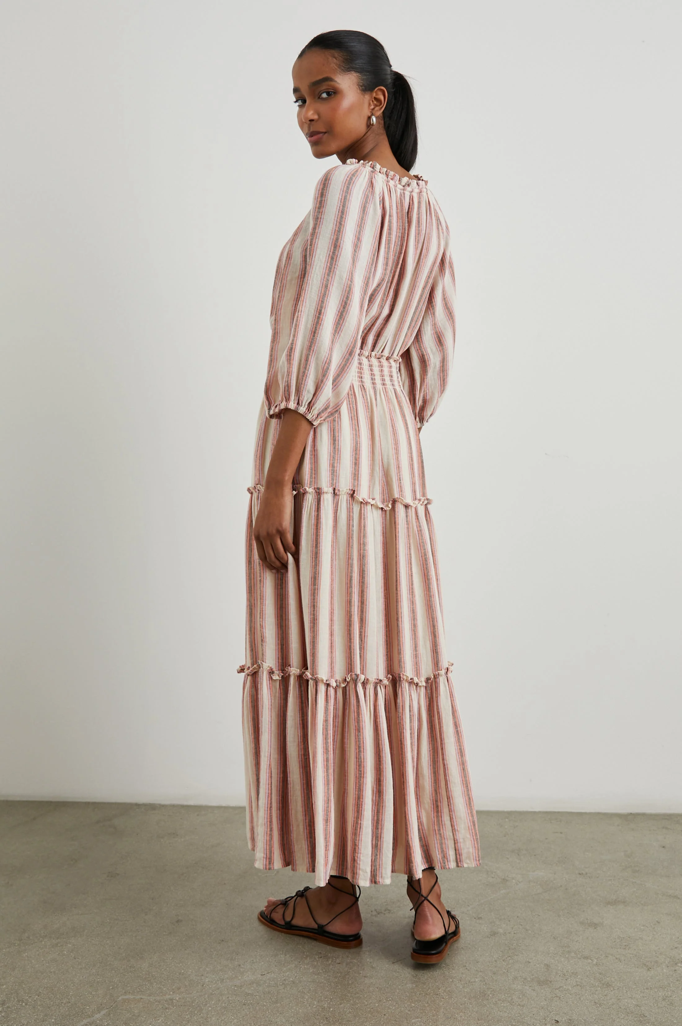 CATERINE DRESS - CAMINO STRIPE - Image 4