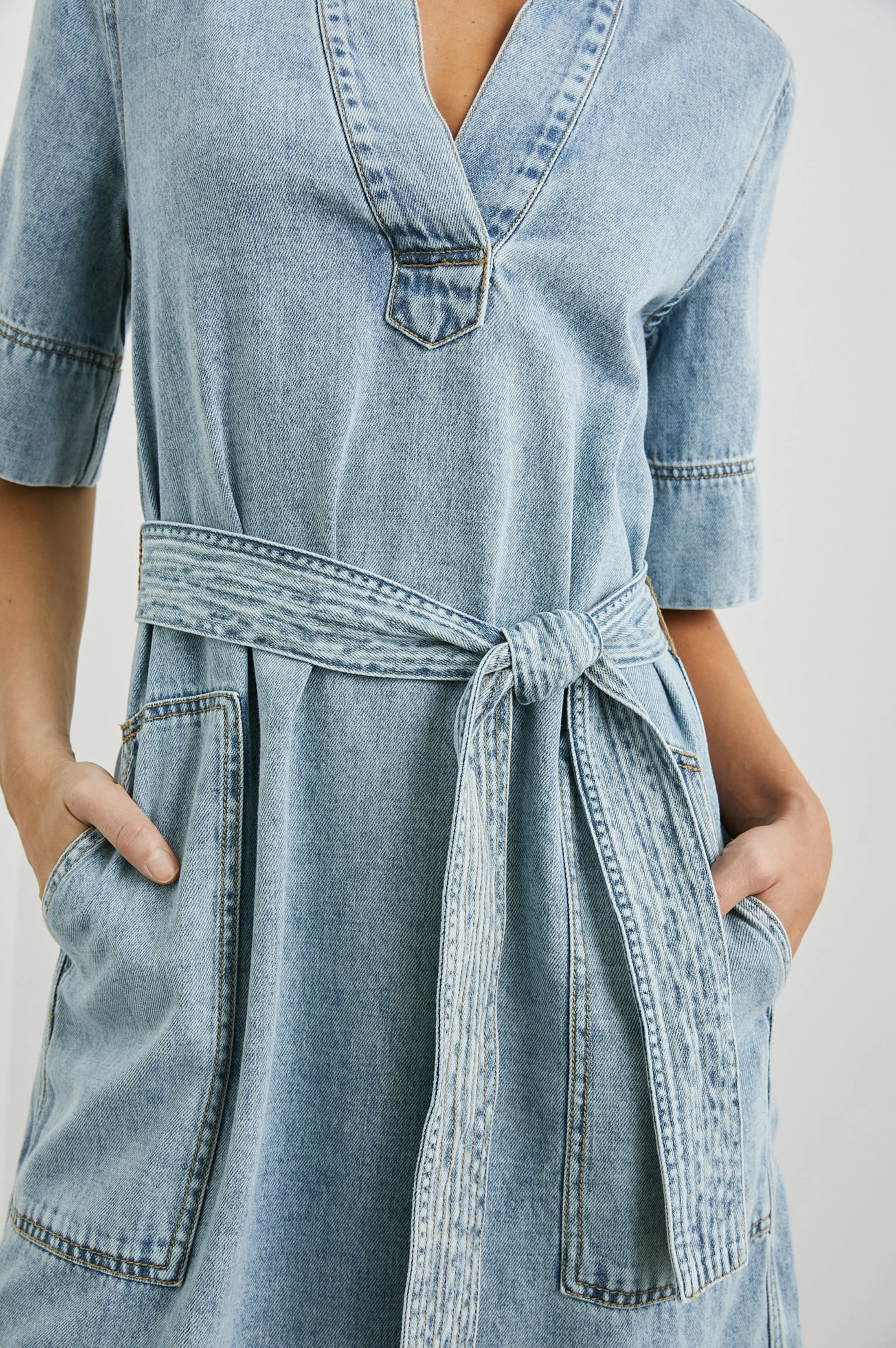 CHANCEY DRESS - FADED INDIGO - Image 2