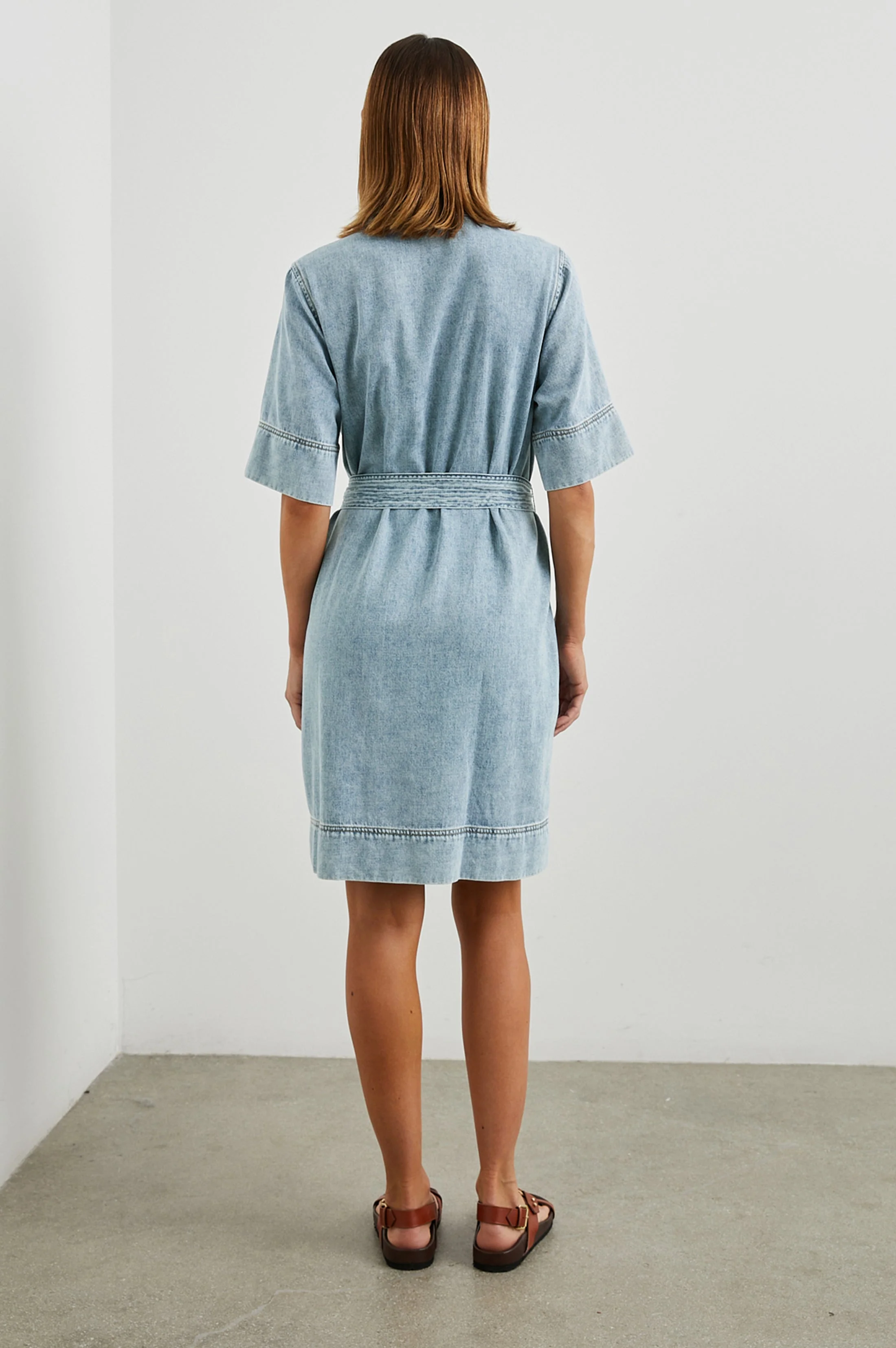 CHANCEY DRESS - FADED INDIGO - Image 5