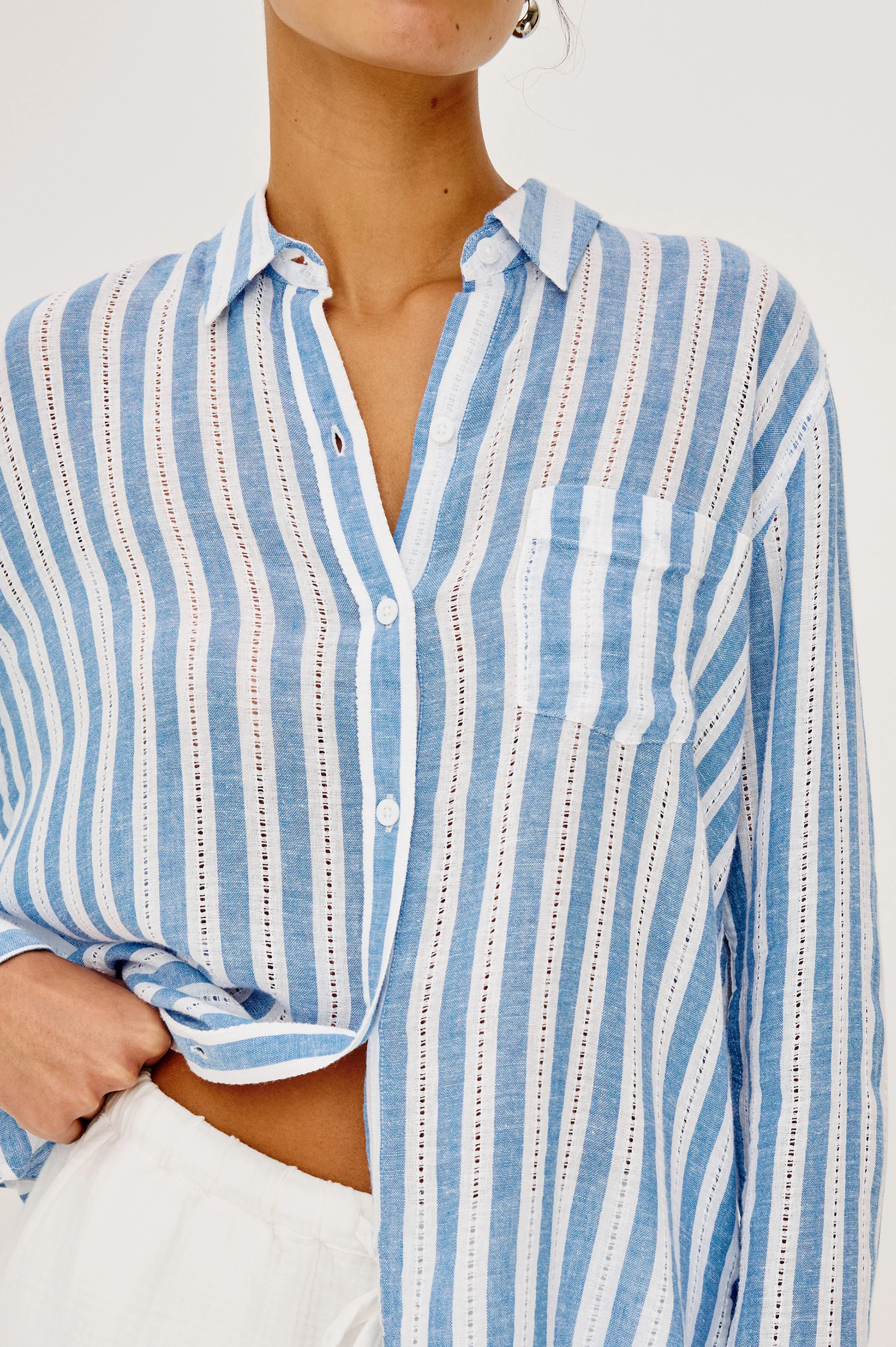 CHARLI SHIRT - ATLANTIS STRIPE - Image 2
