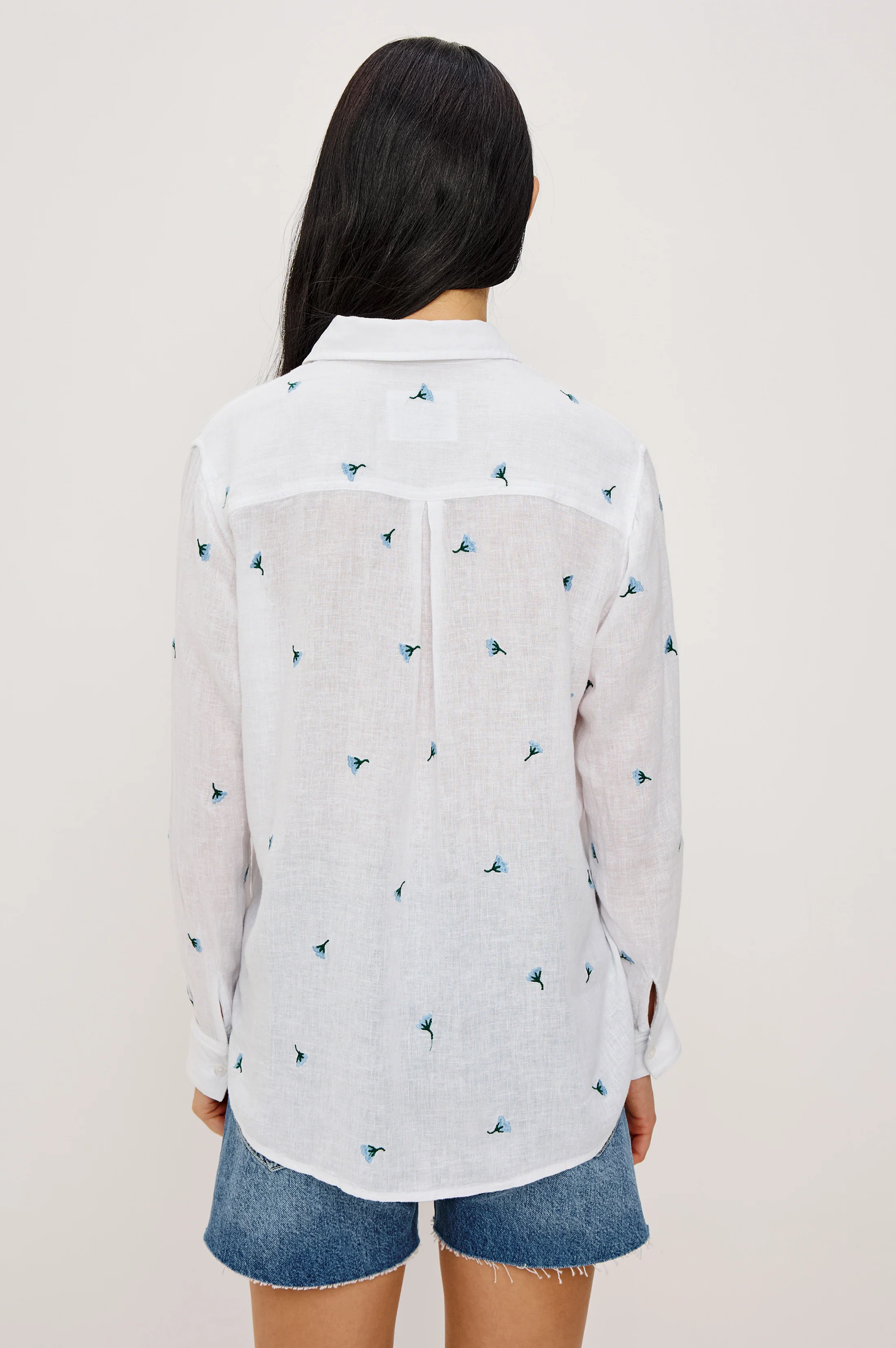 CHARLI SHIRT - BLUEBELL CARNATIONS - Image 5