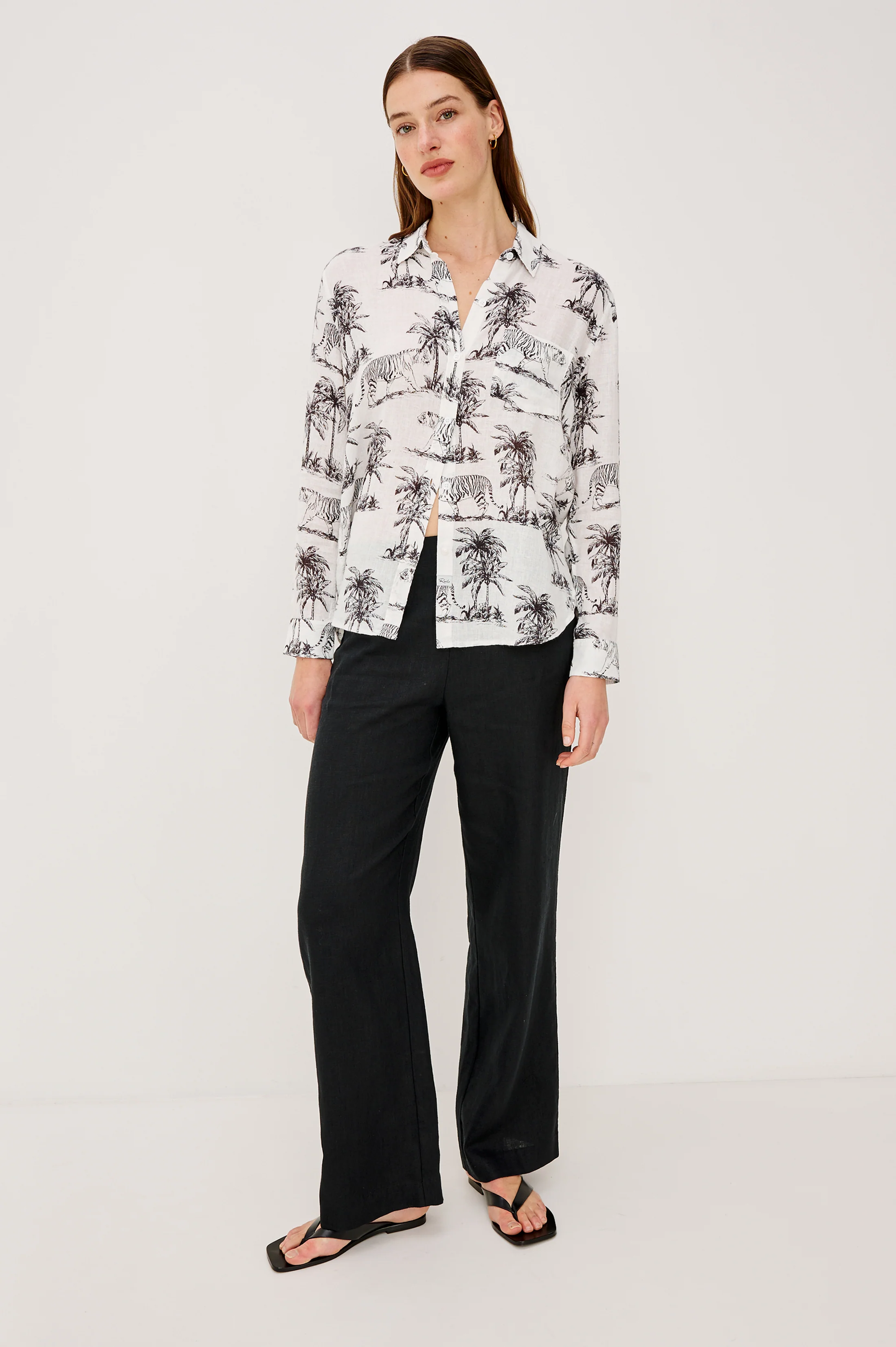 CHARLI SHIRT - IVORY BENGAL - Image 3