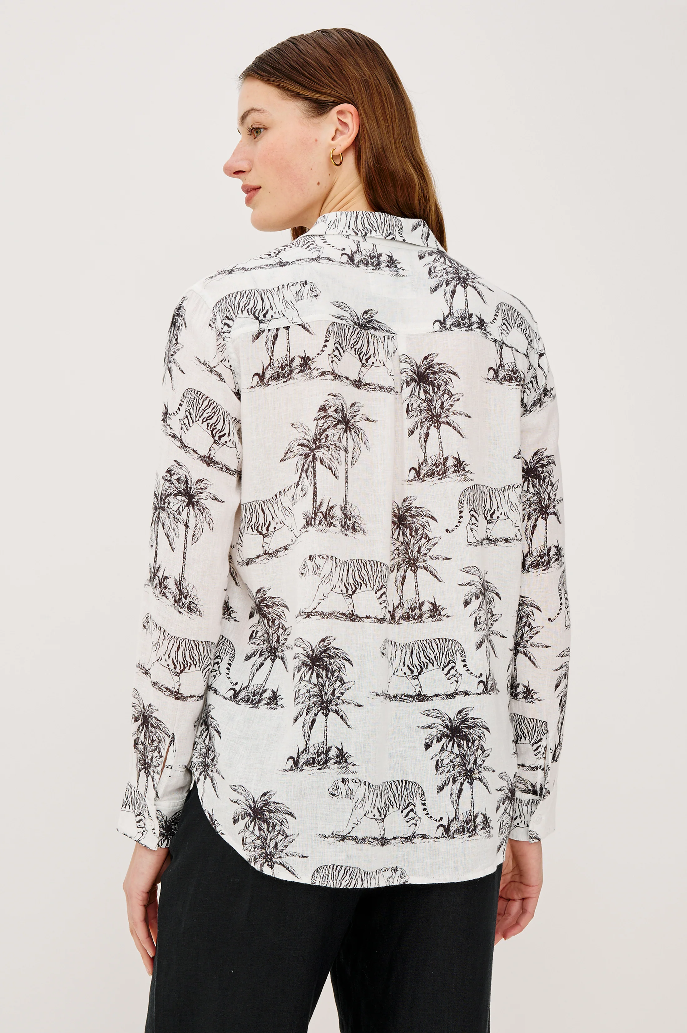 CHARLI SHIRT - IVORY BENGAL - Image 5