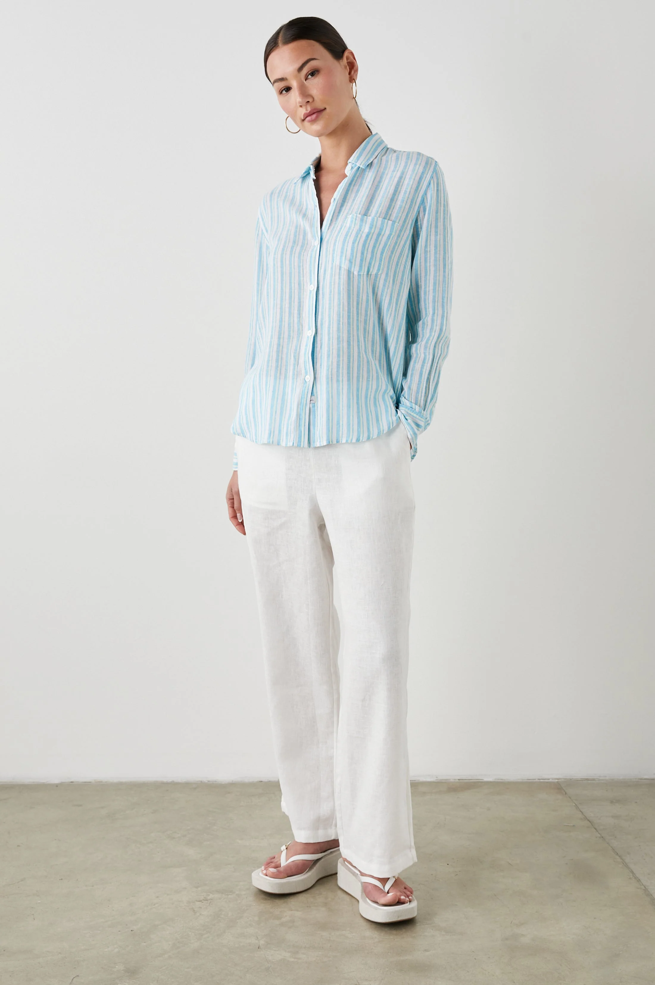 CHARLI SHIRT - LAGUNA STRIPE - Image 3
