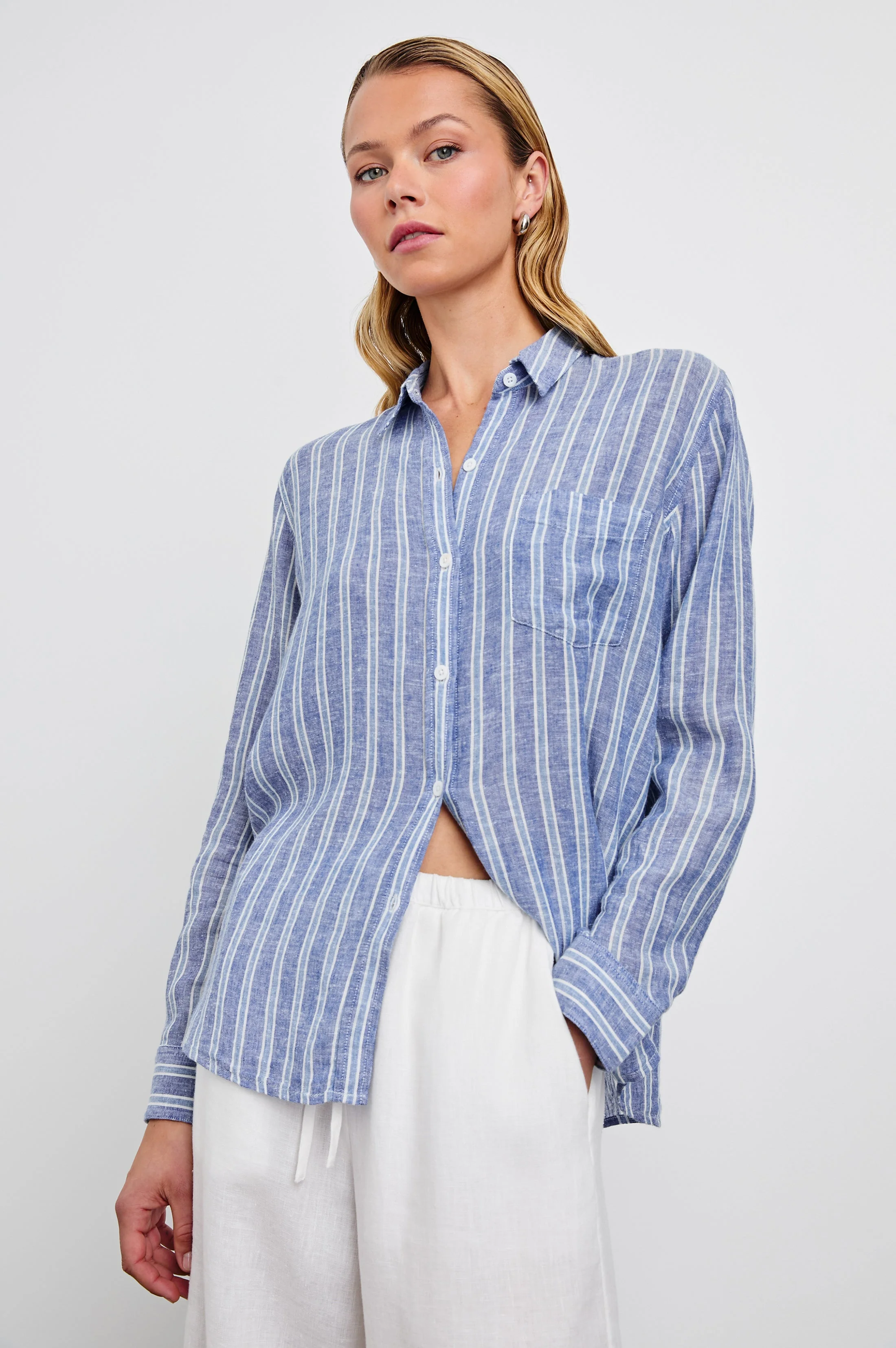CHARLI SHIRT - LAKE VIEW STRIPE - Image 4