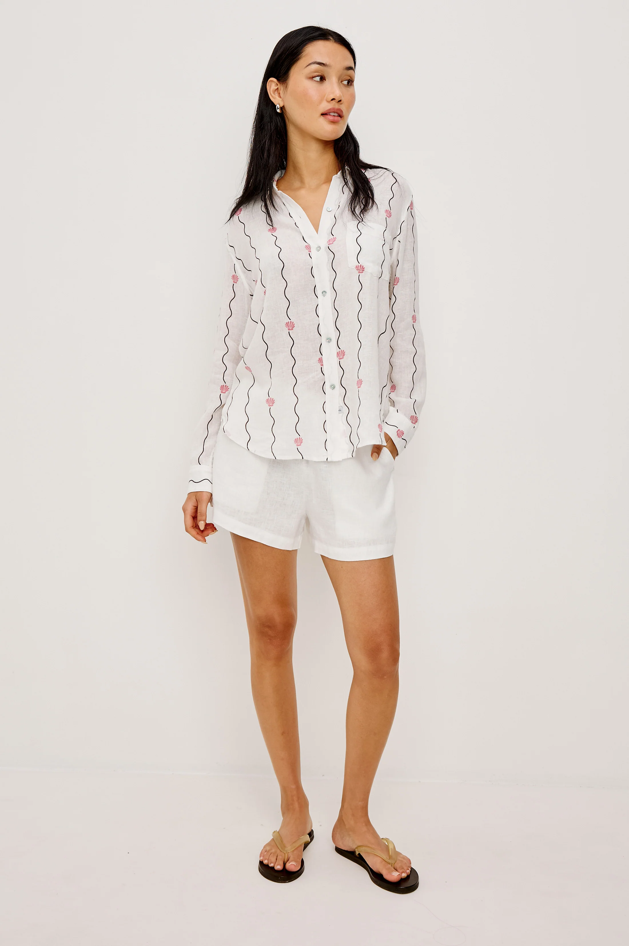 CHARLI SHIRT - STRIPED SEASHELLS - Image 3