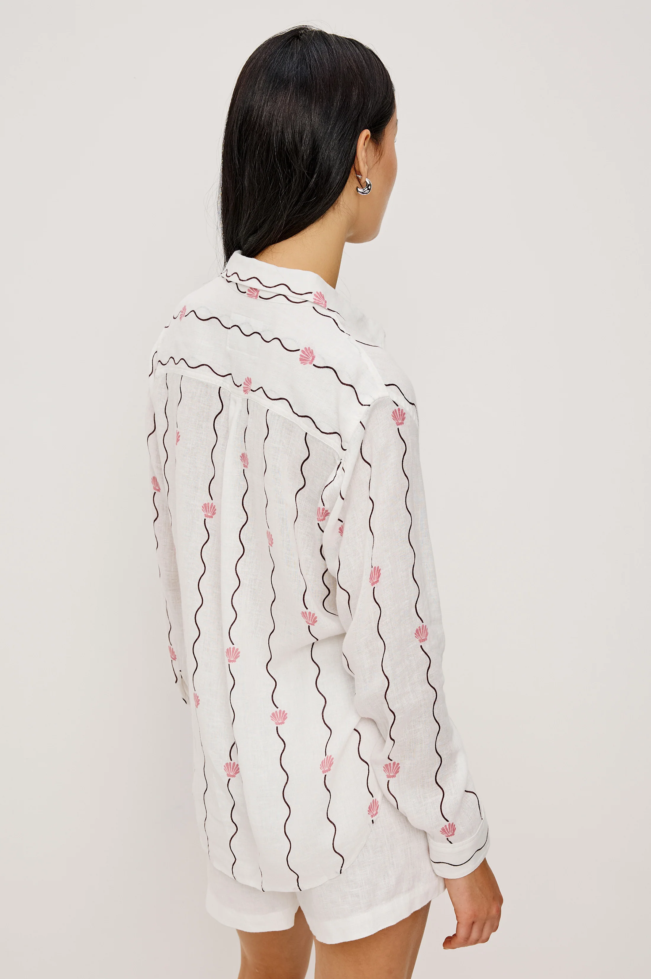 CHARLI SHIRT - STRIPED SEASHELLS - Image 4