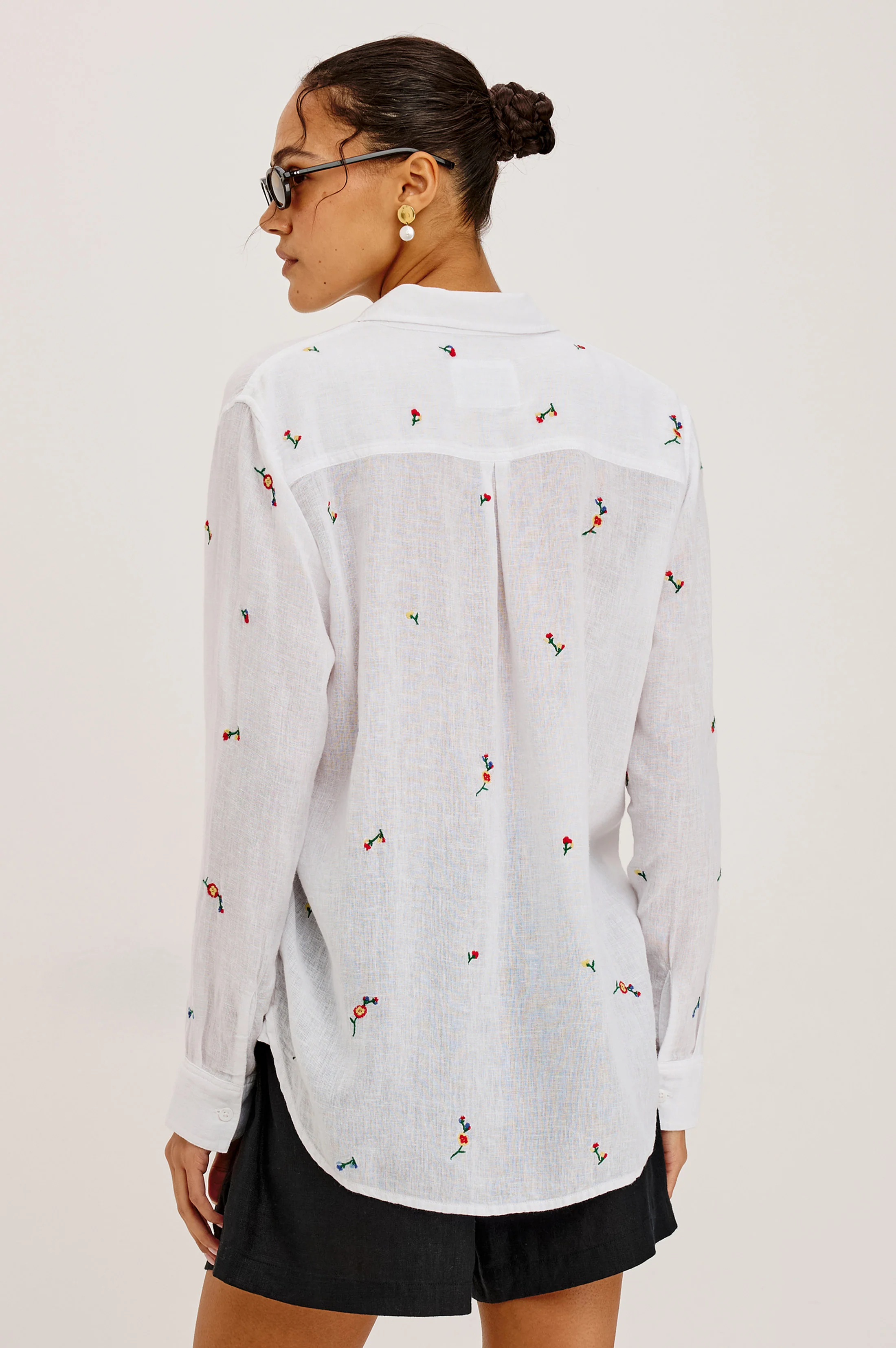 CHARLI SHIRT - WILD FLOWER EMBROIDERY - Image 5