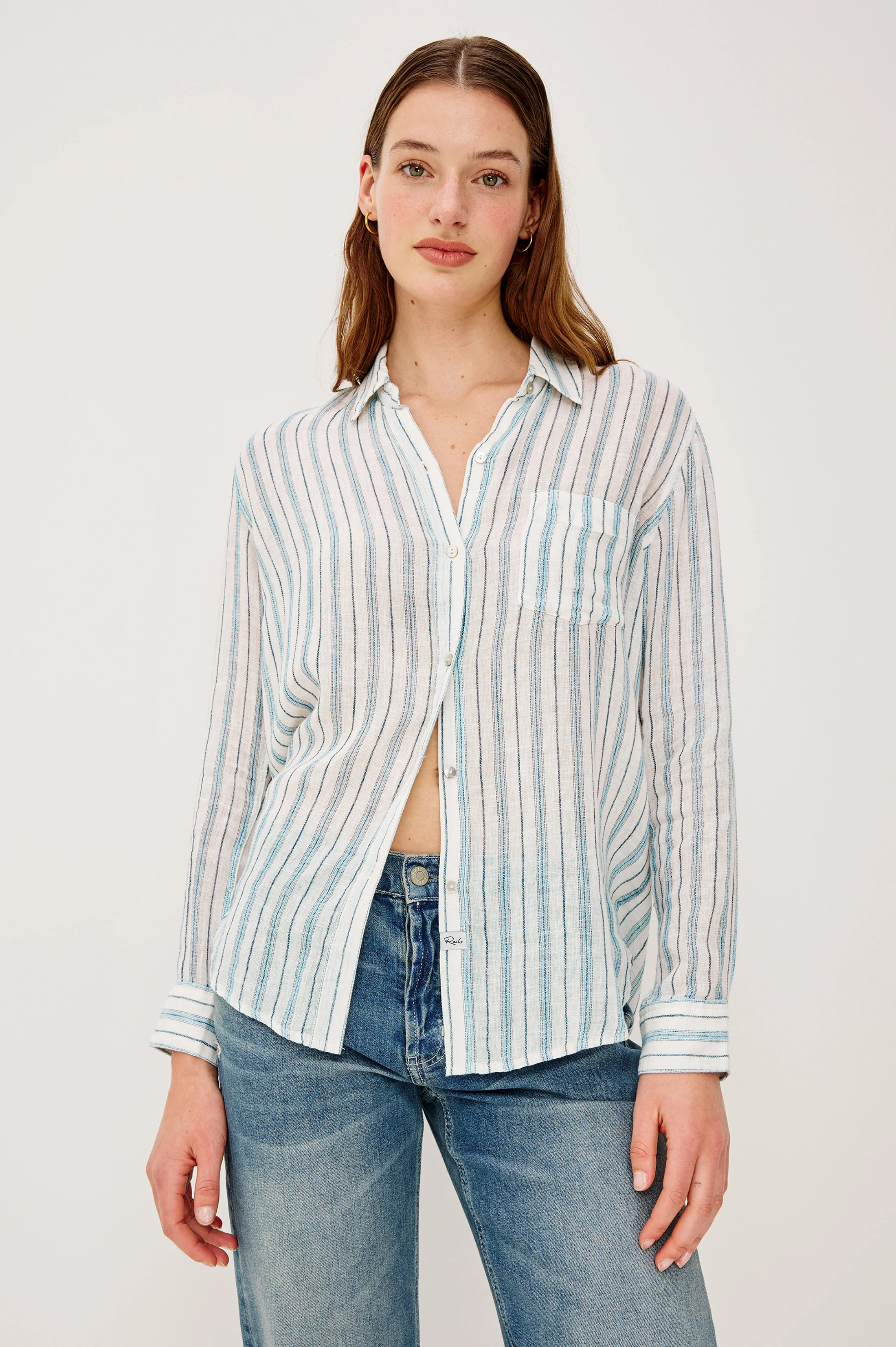 CHARLI SHIRT - WINDWARD STRIPE - Image 4