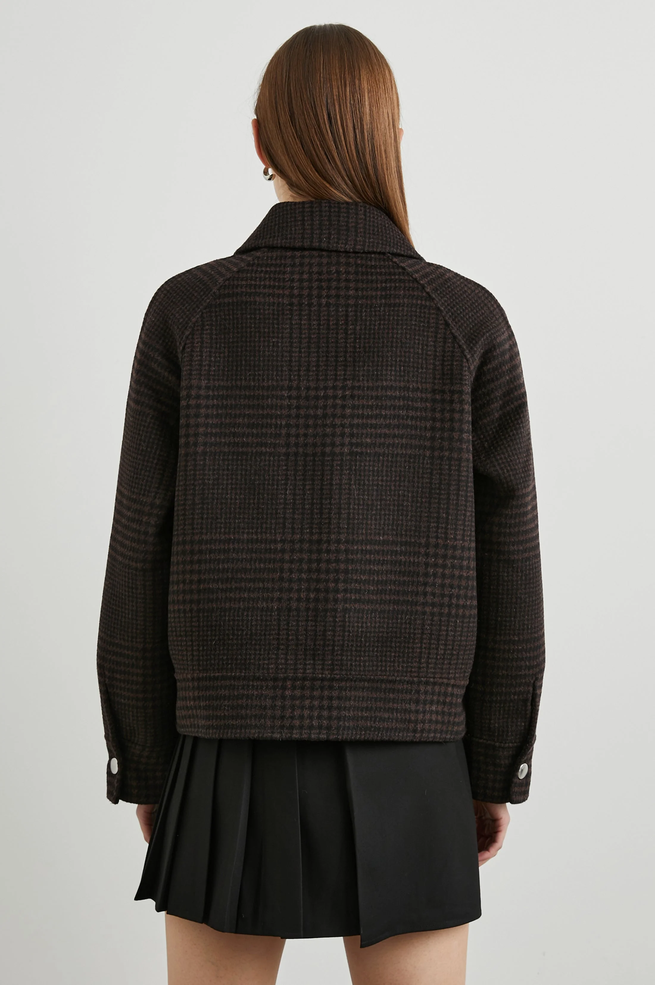 CHEYENNE JACKET - ESPRESSO HOUNDSTOOTH - Image 4