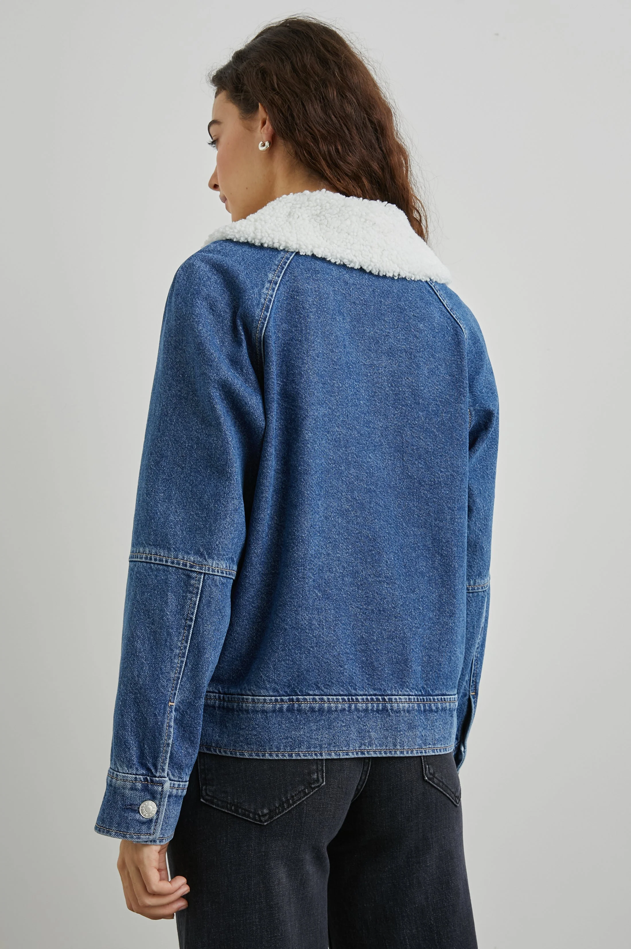 CHEYENNE JACKET - INDIGO SHERPA - Image 4