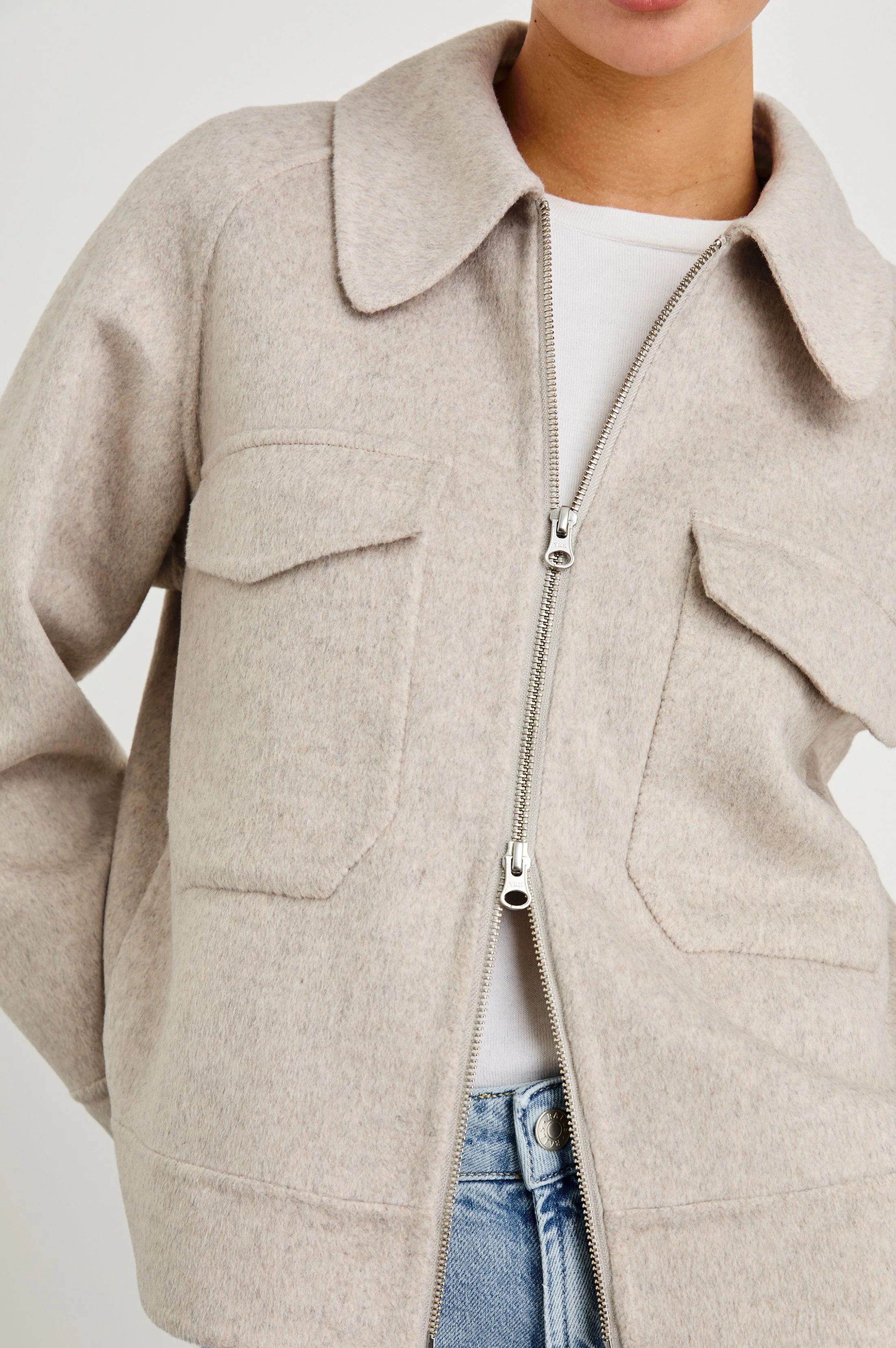 CHEYENNE JACKET - OATMEAL - Image 2