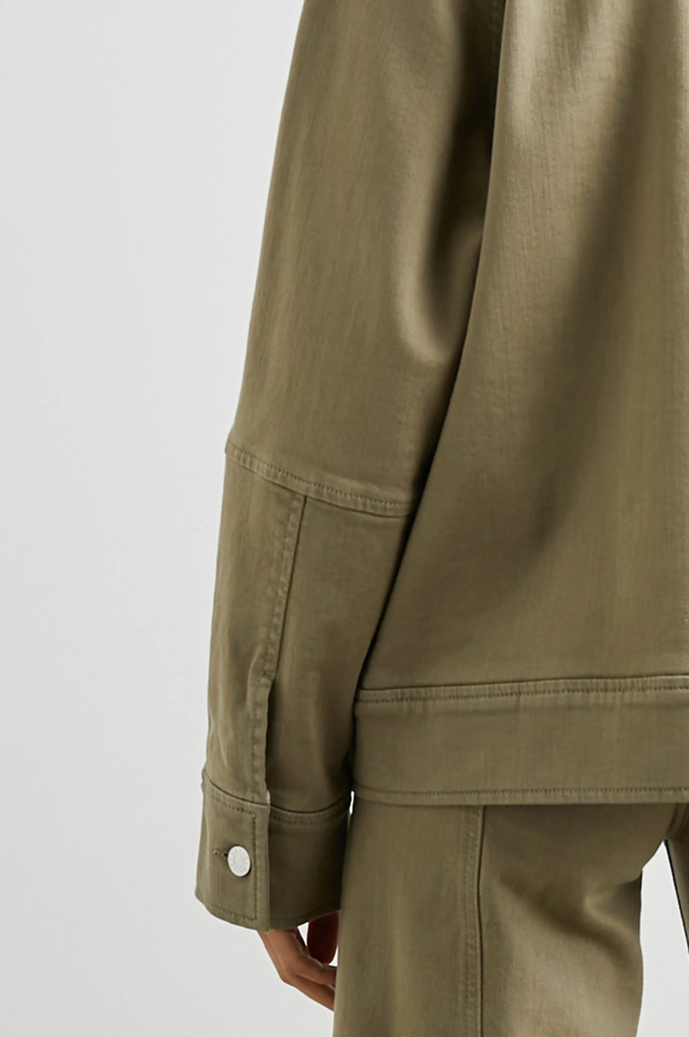 CHEYENNE JACKET - WASHED OLIVE - Image 4