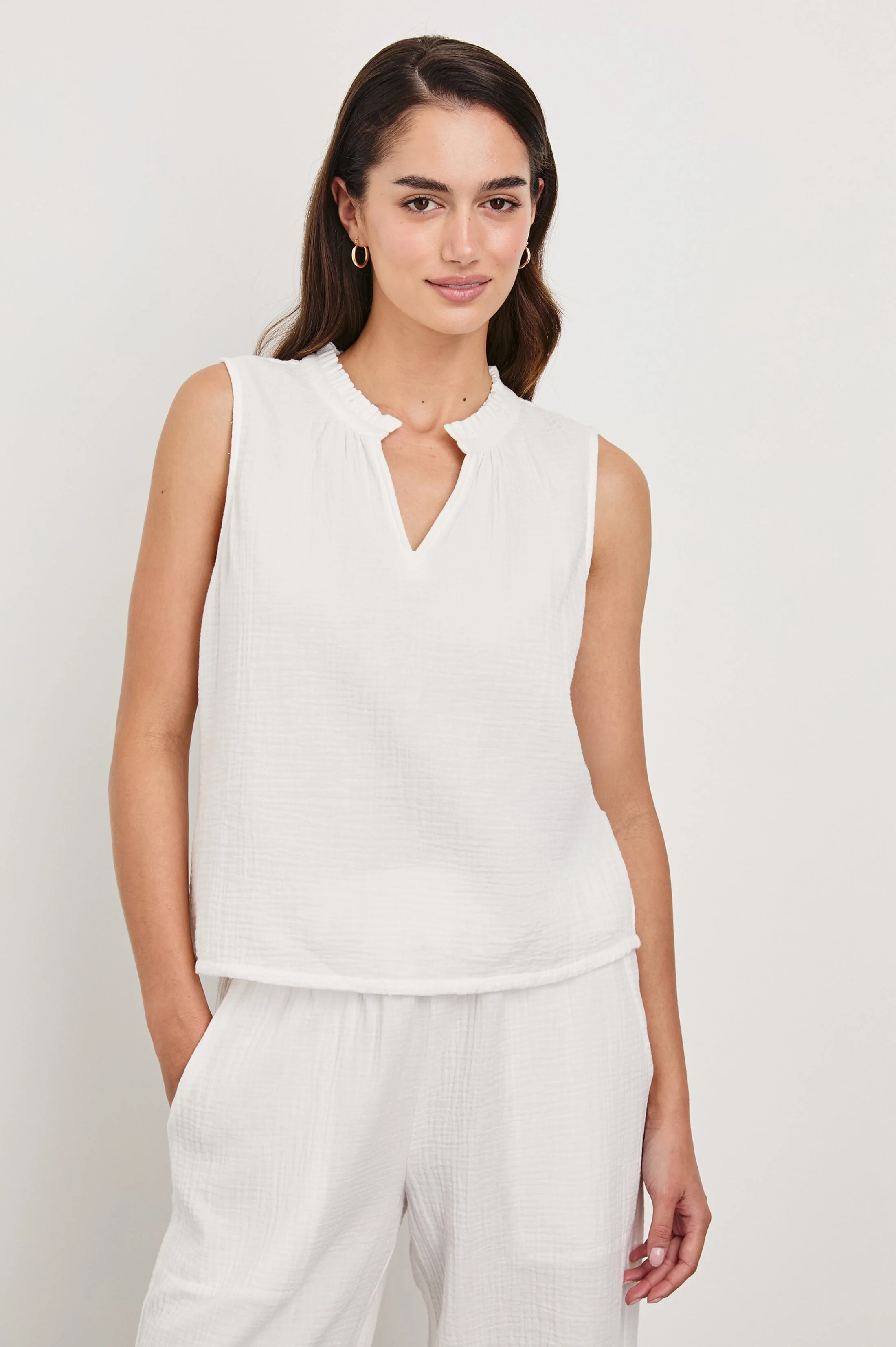 CHRISTY TOP - WHITE