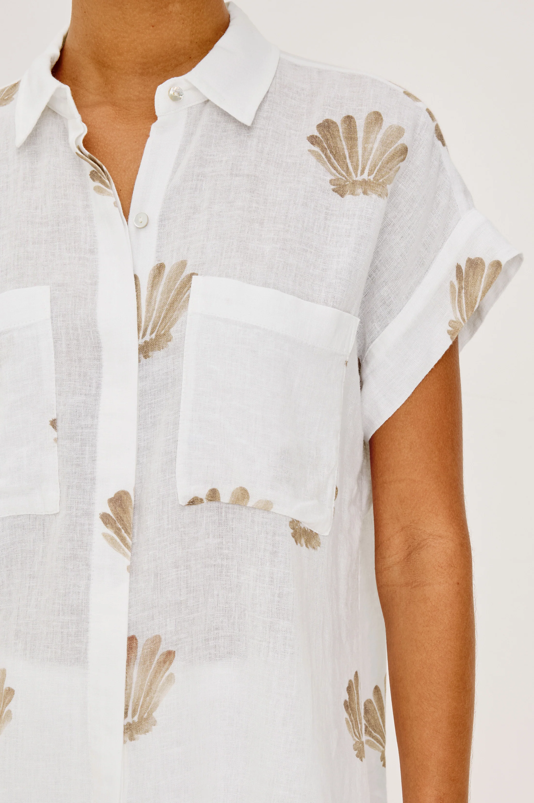 CITO SHIRT - TAUPE SEASHELLS - Image 2