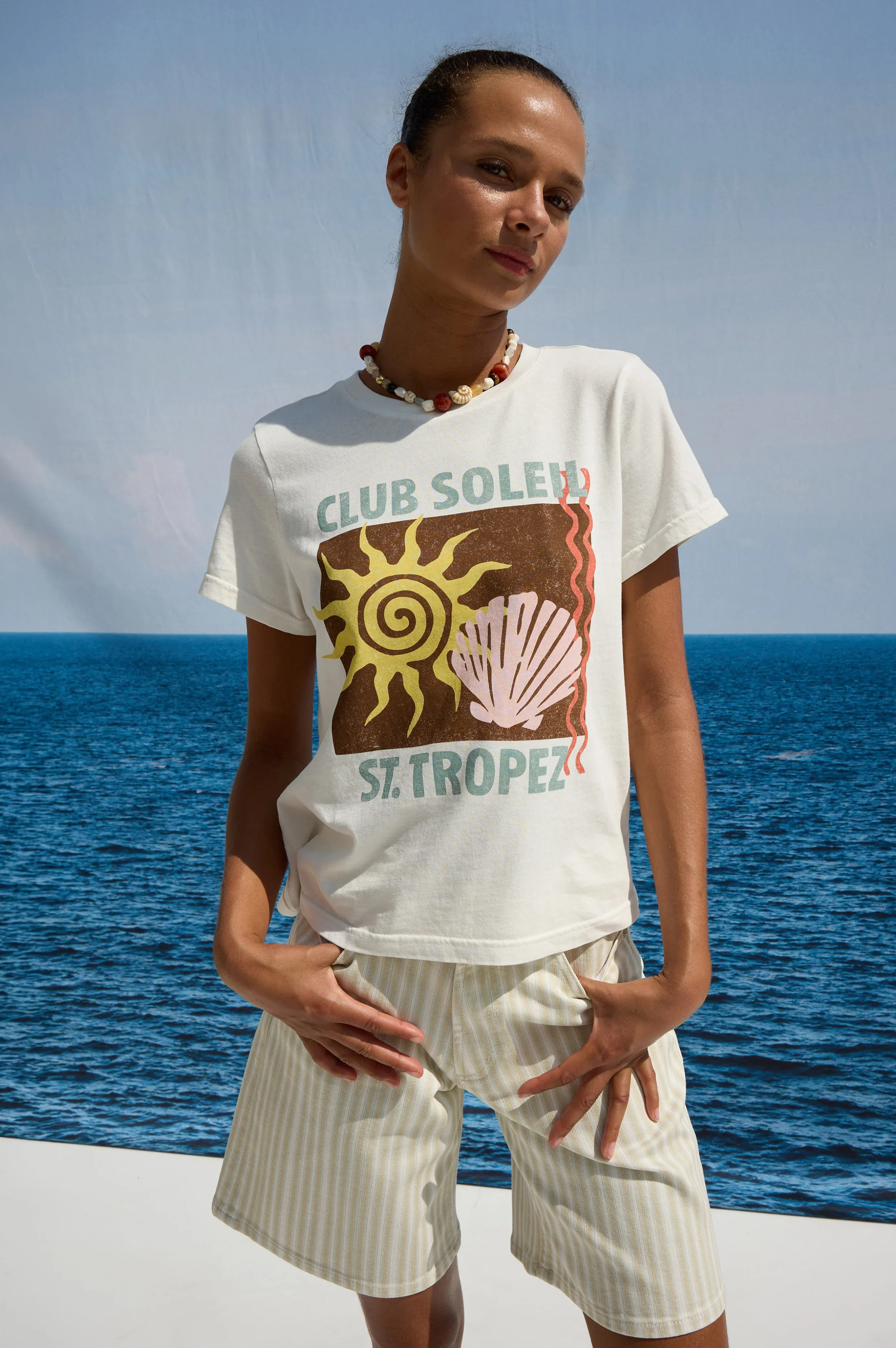 CLASSIC CREW T-SHIRT - SAN TROPEZ