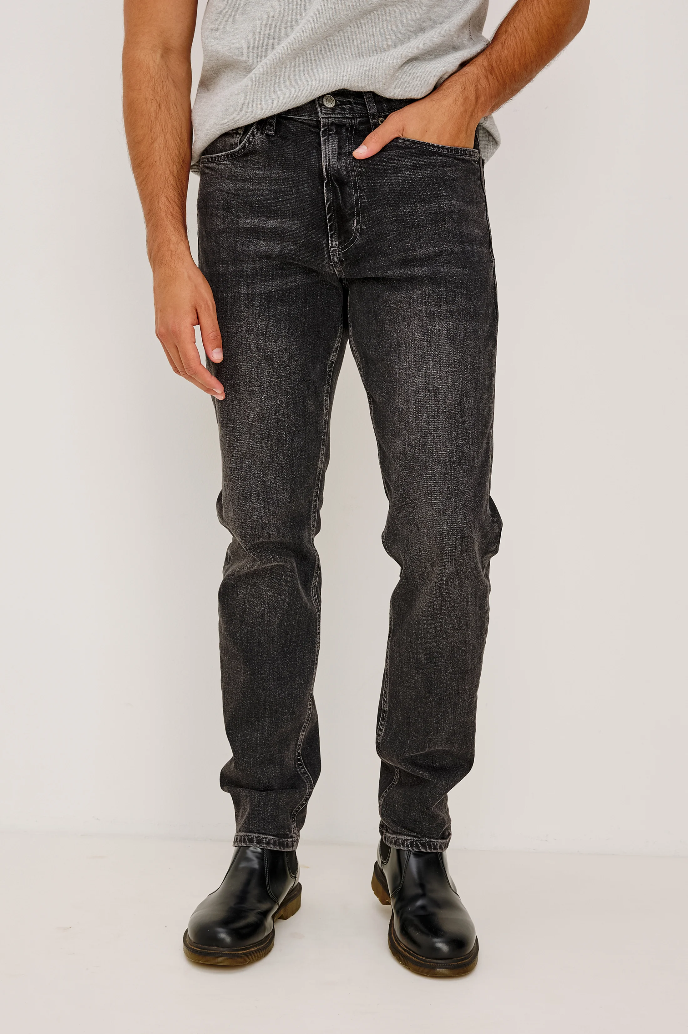 CLAYTON SLIM STRAIGHT - FADED ONYX