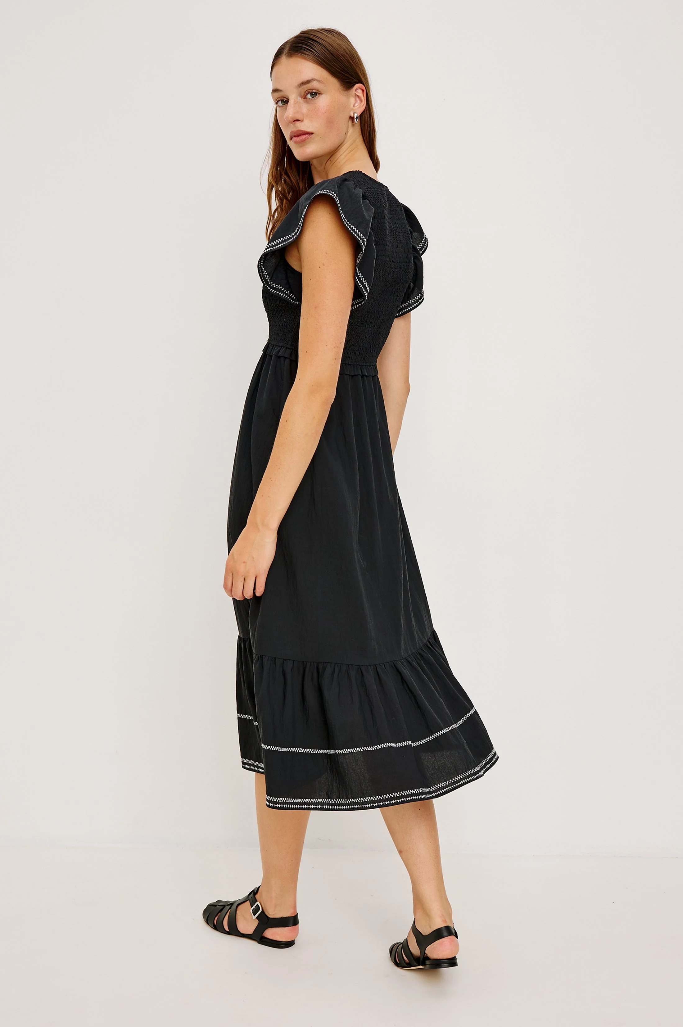 CLEMENTINE DRESS - BLACK - Image 5