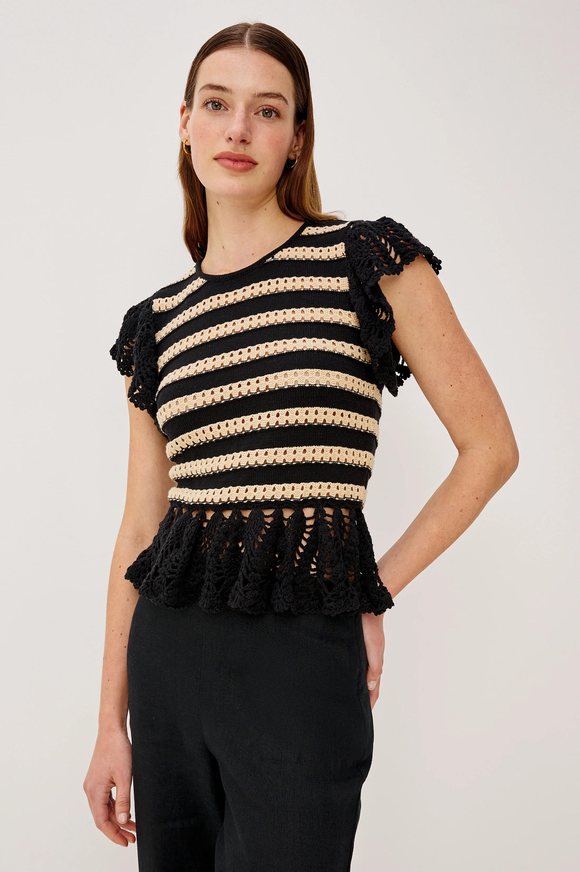 COEN TOP - BLACK OAT STRIPE - Image 4