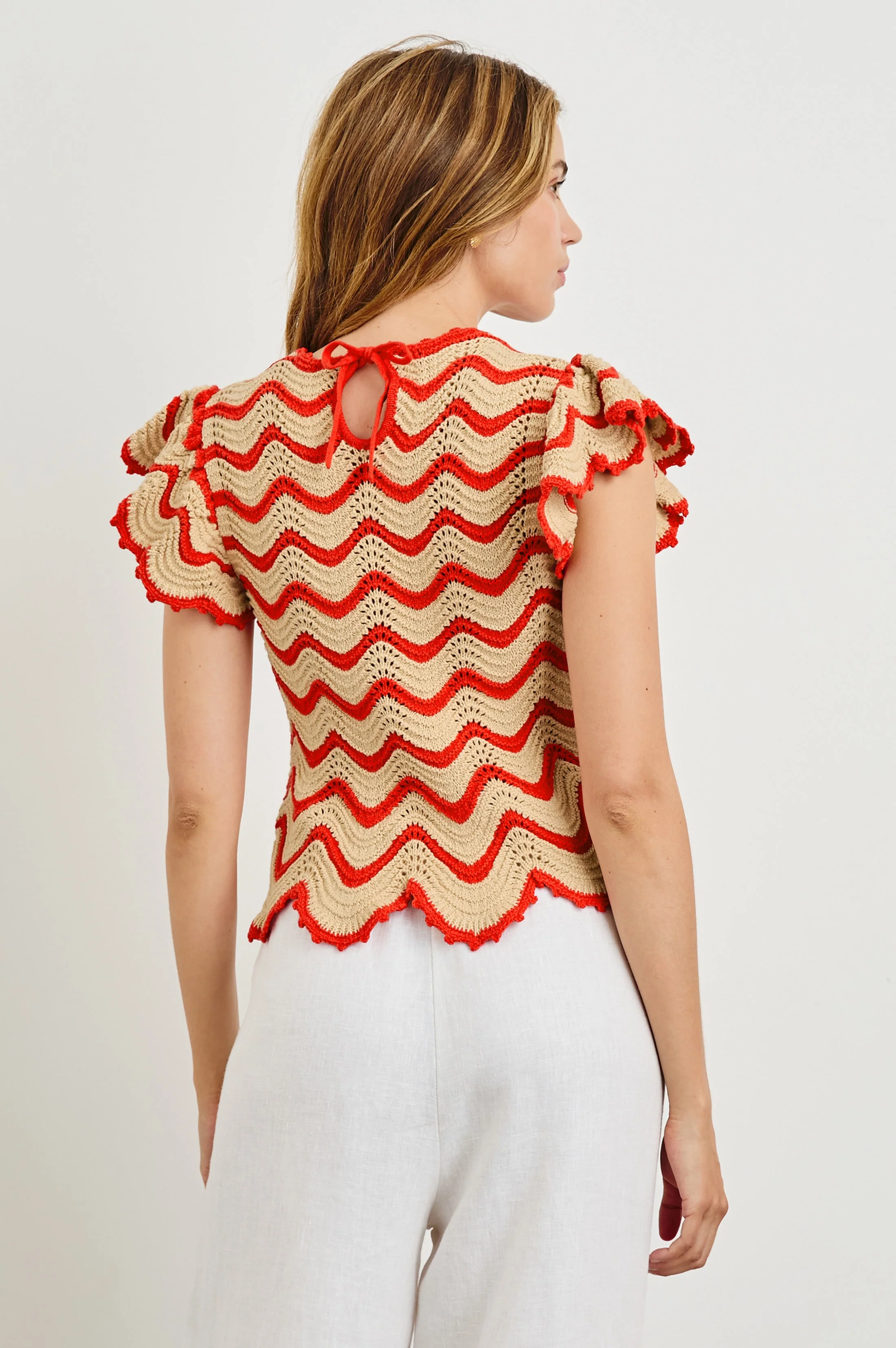 COEN TOP - CHERRY OAT STRIPE - Image 5