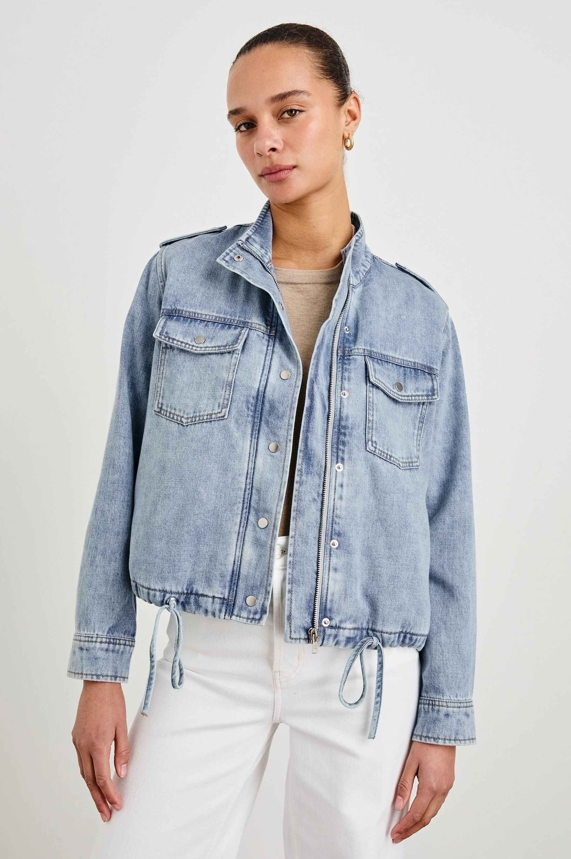 COLLINS JACKET - FADED INDIGO - Image 3