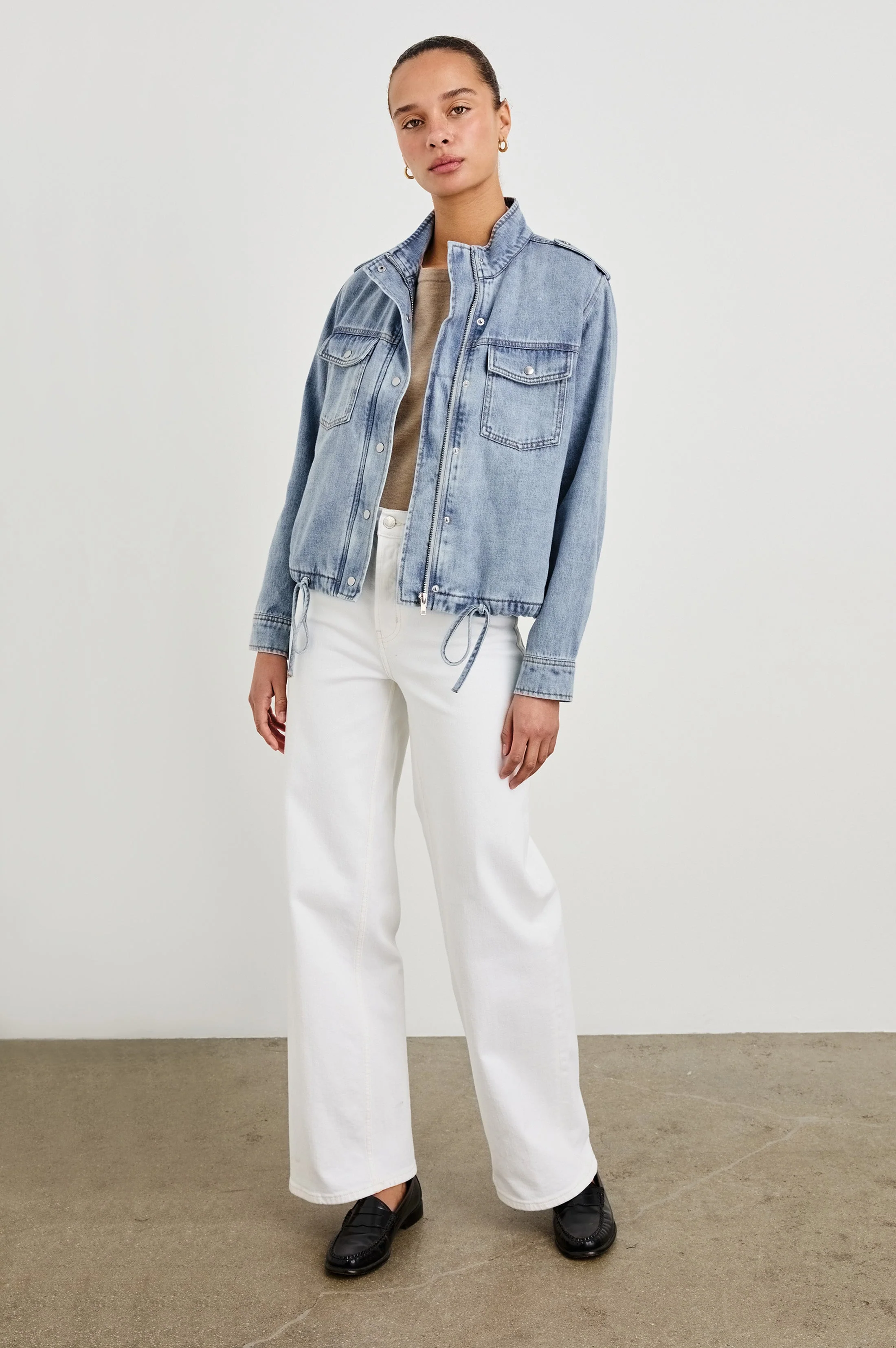 COLLINS JACKET - FADED INDIGO - Image 4