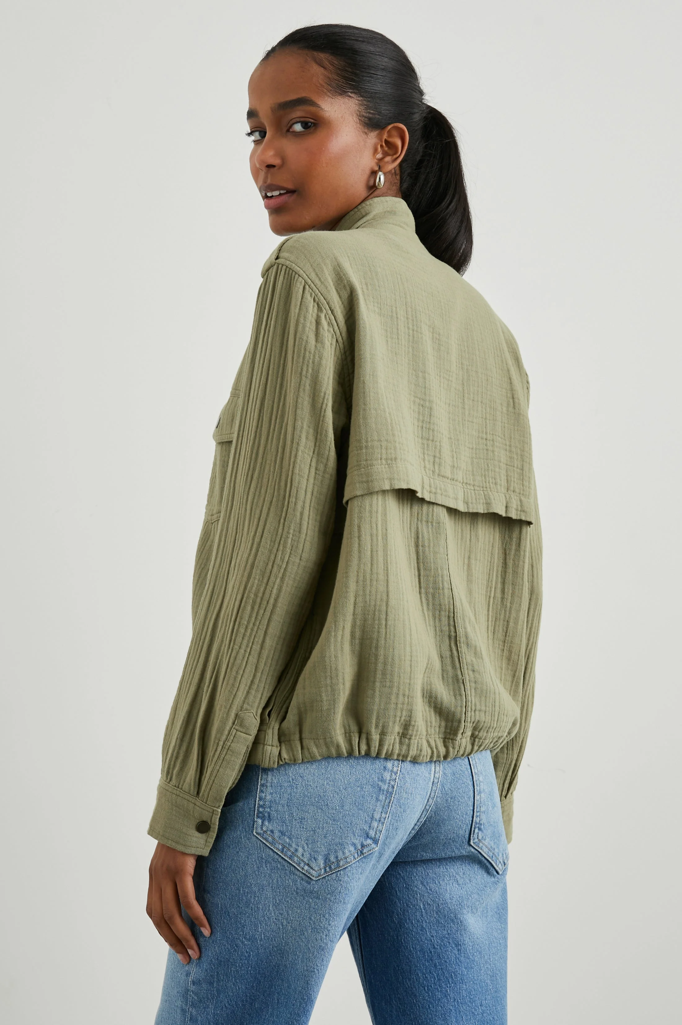 COLLINS JACKET - GAUZE MERMAID - Image 4