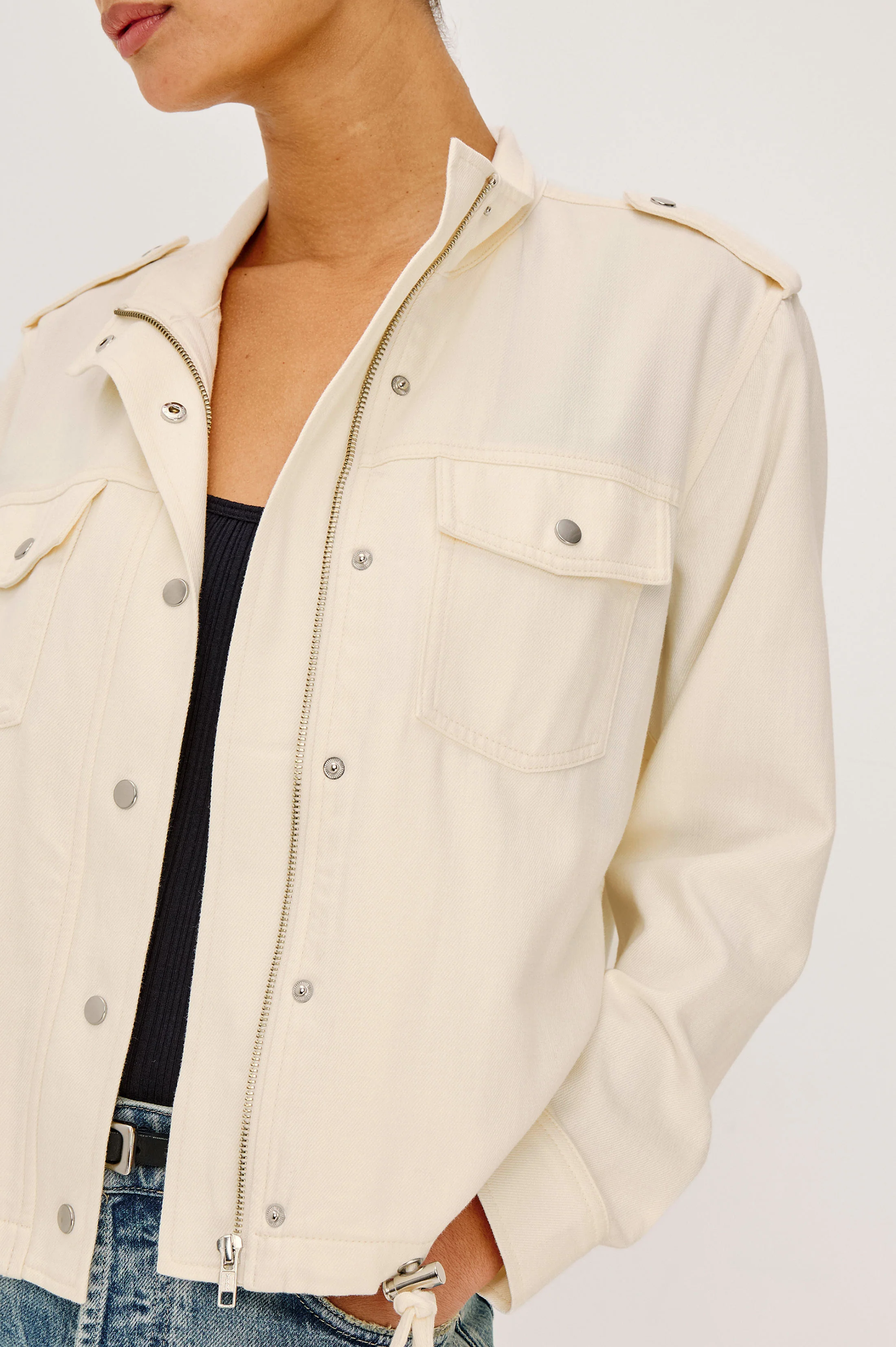 COLLINS JACKET - IVORY - Image 2