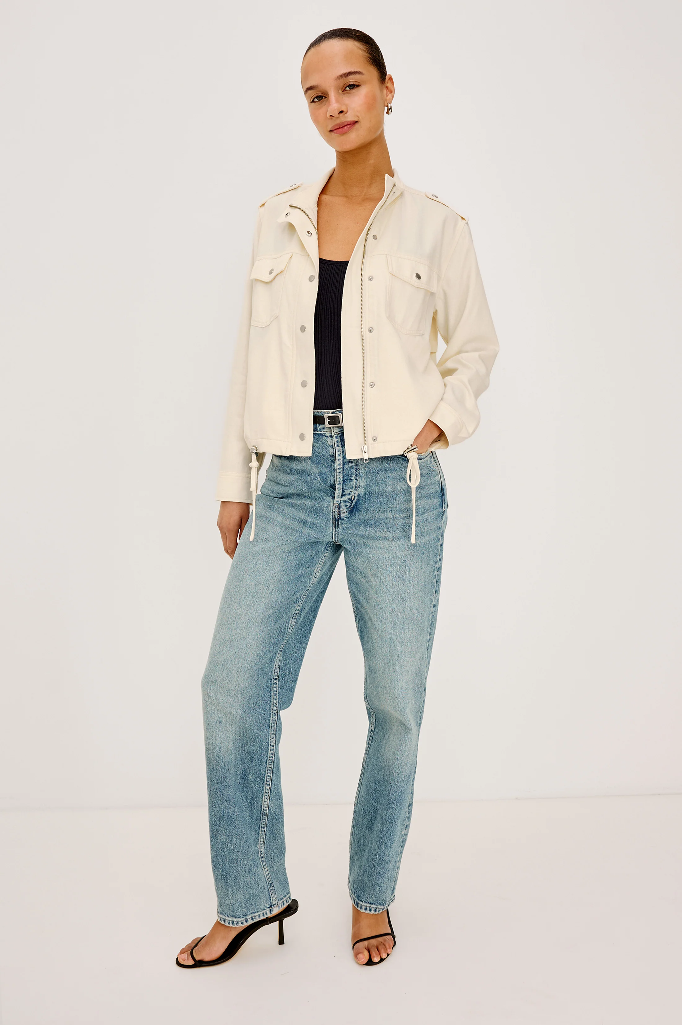 COLLINS JACKET - IVORY - Image 3