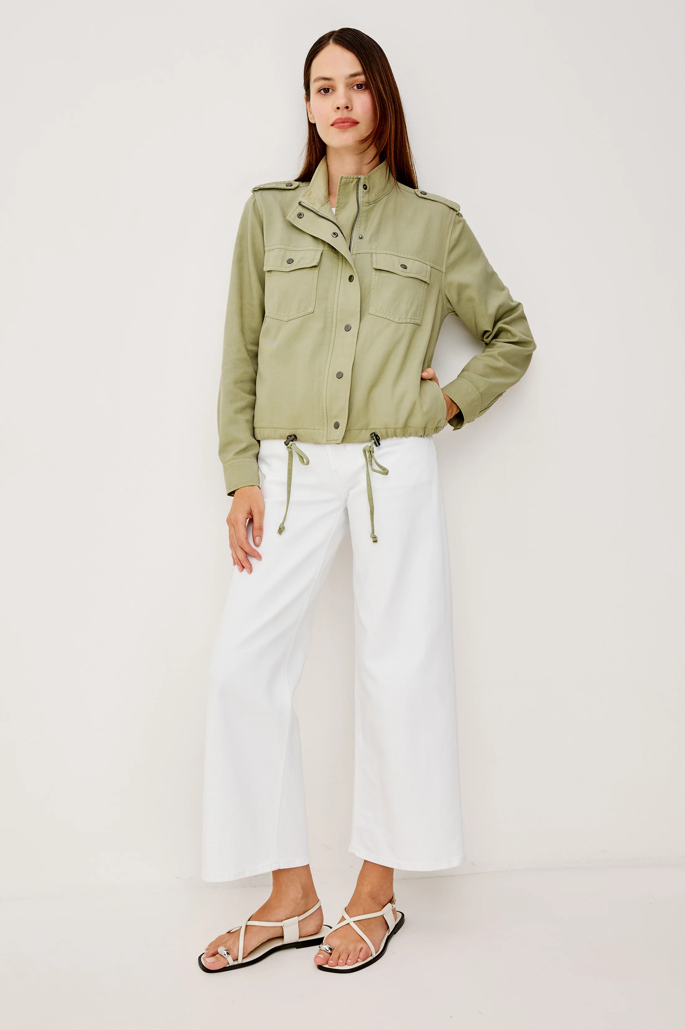 COLLINS JACKET - VINTAGE SAGE - Image 3