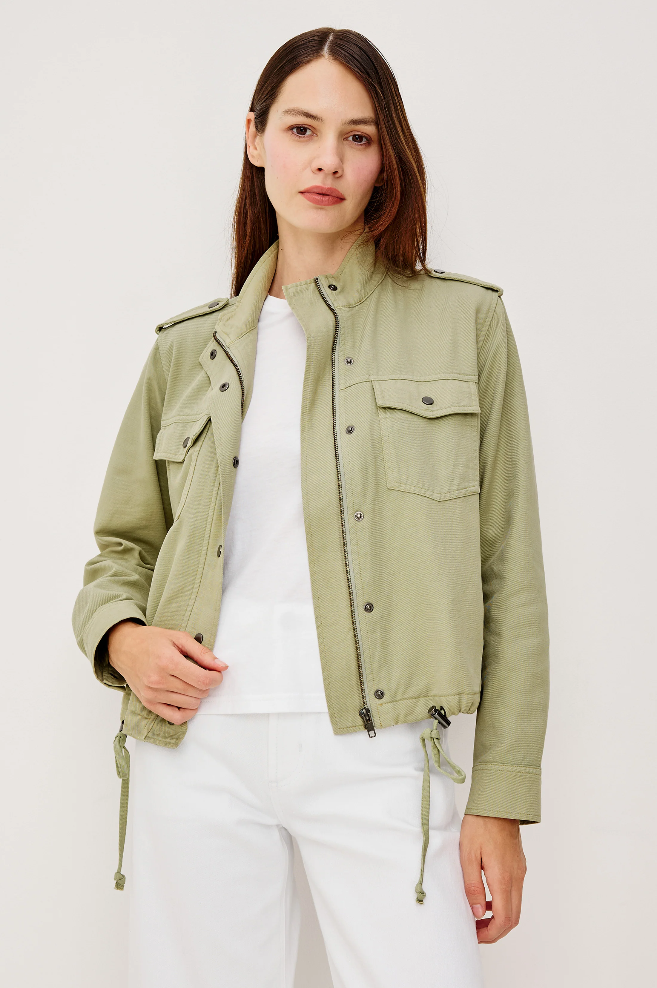 COLLINS JACKET - VINTAGE SAGE - Image 4