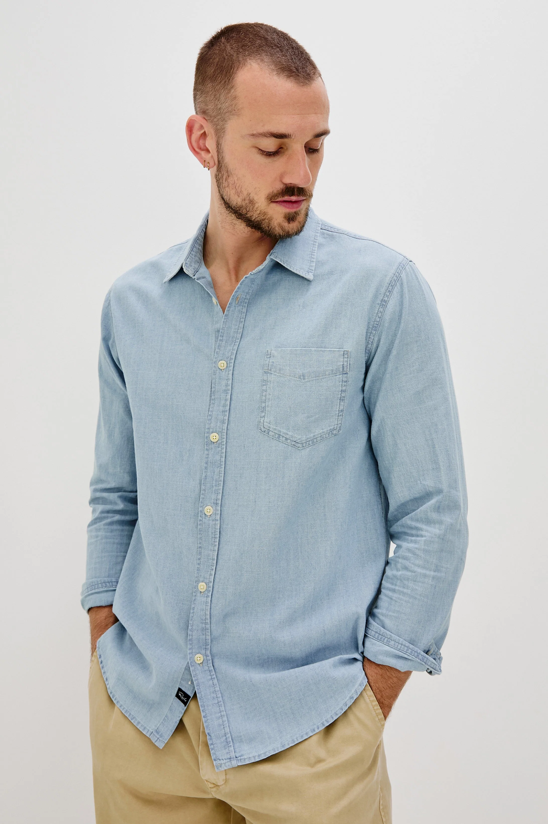 COLTON SHIRT - MEDIUM VINTAGE WASH - Image 3