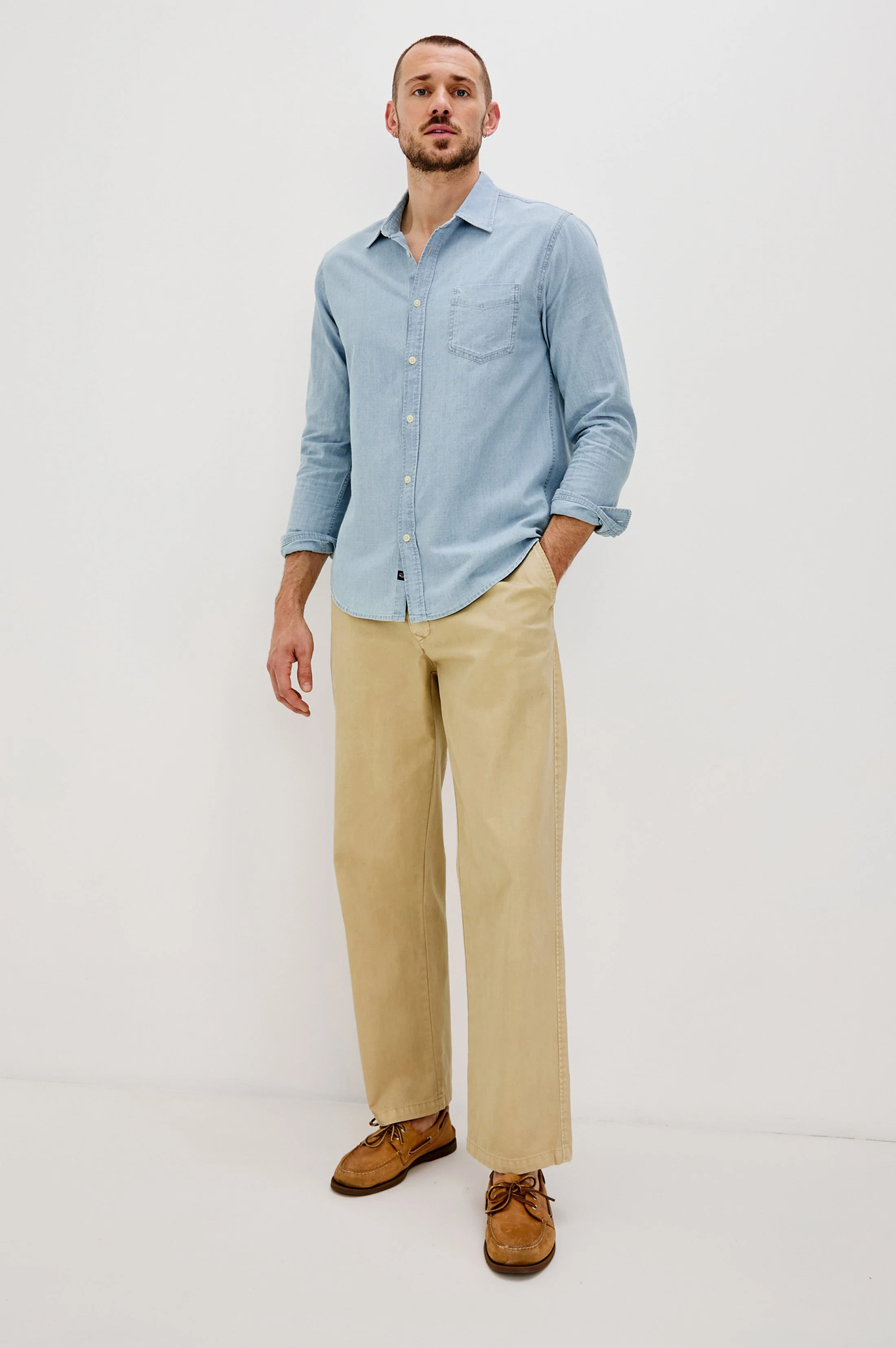 COLTON SHIRT - MEDIUM VINTAGE WASH - Image 4