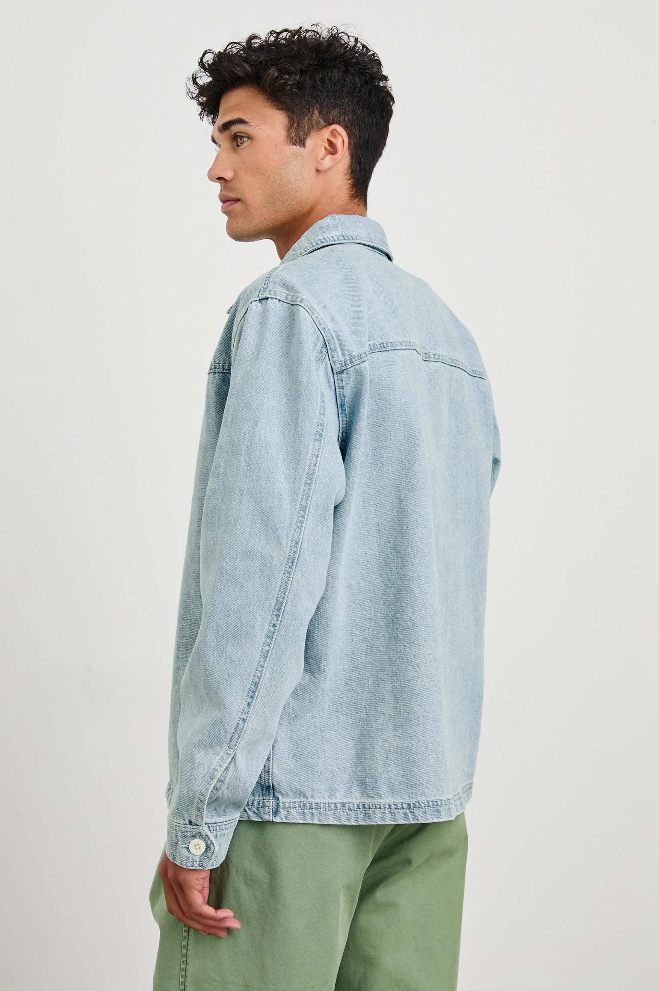 COOKE JACKET - LIGHT WASH - Image 5