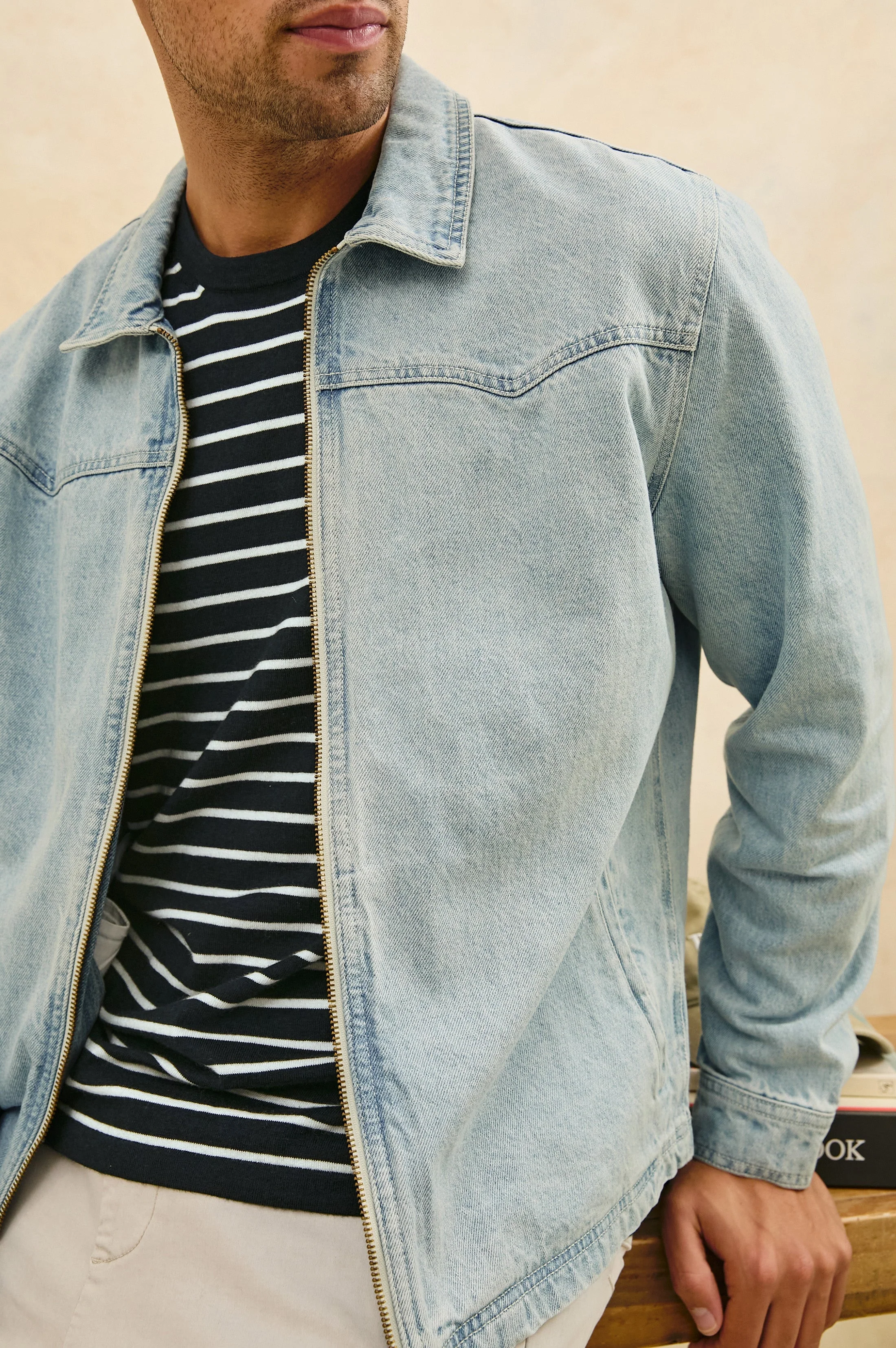 COOKE JACKET - LIGHT WASH - Image 7