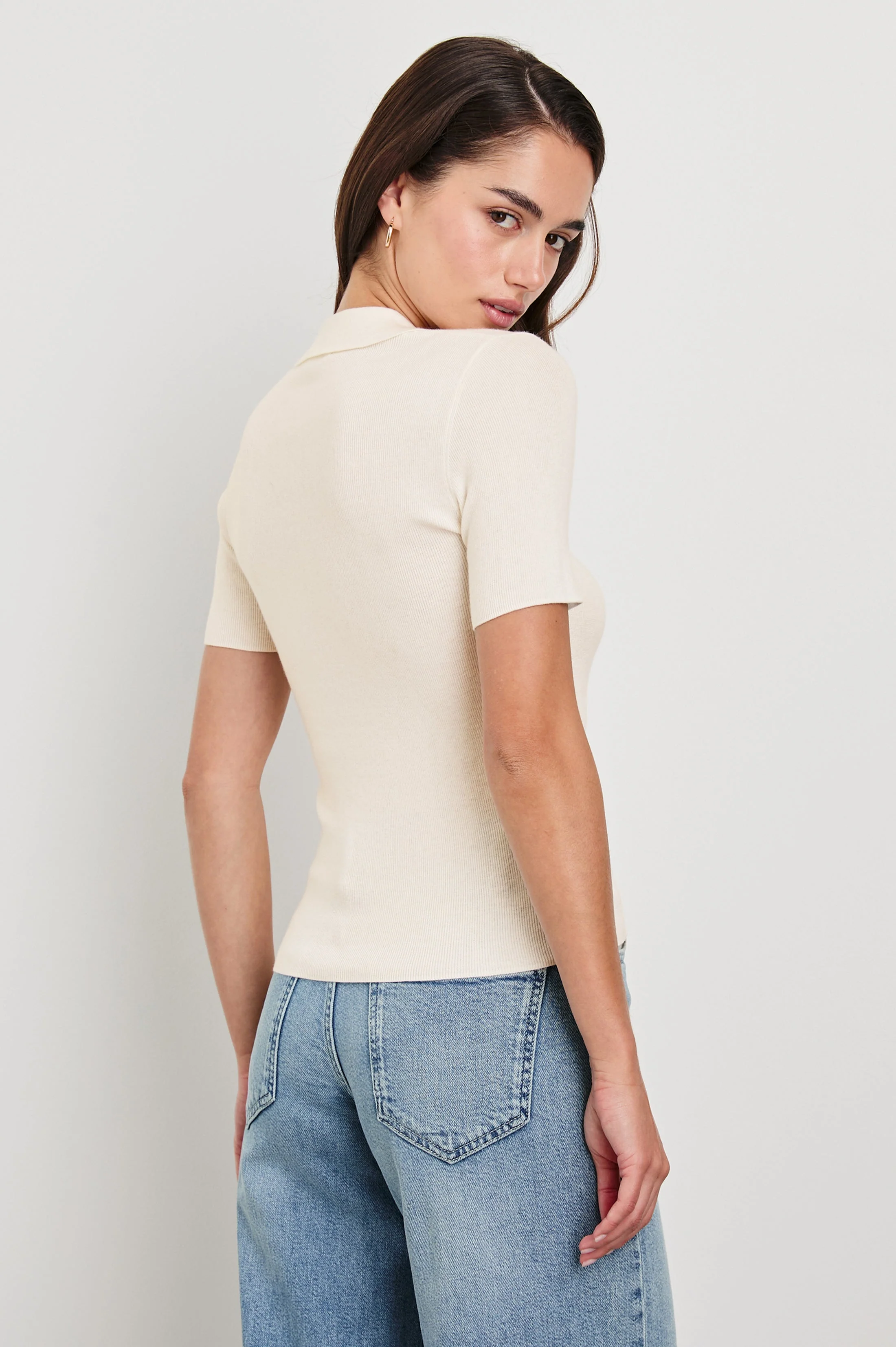 COURT POLO SHIRT - WHITE - Image 5