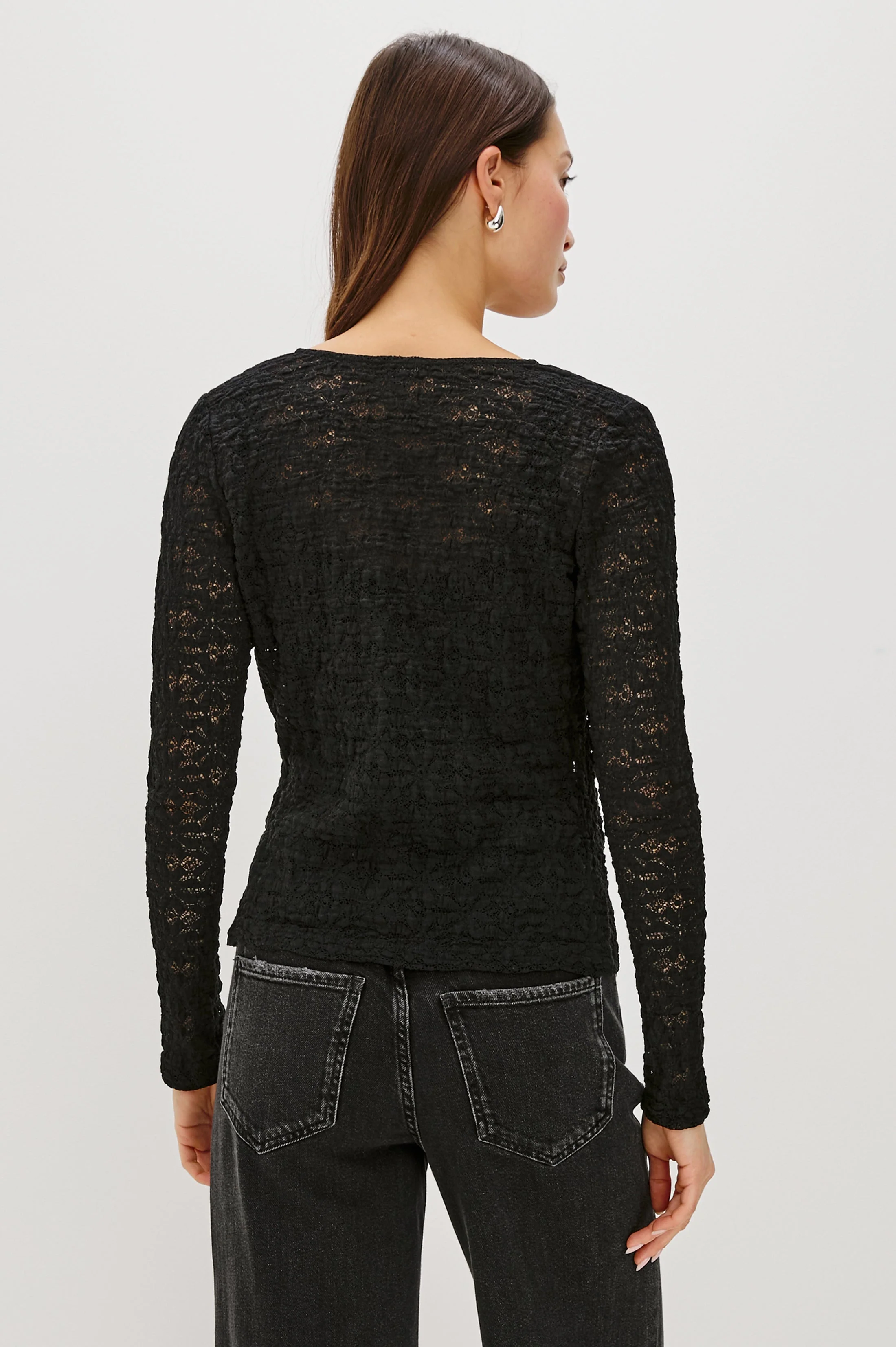 CYRAH TOP - BLACK LACE - Image 4