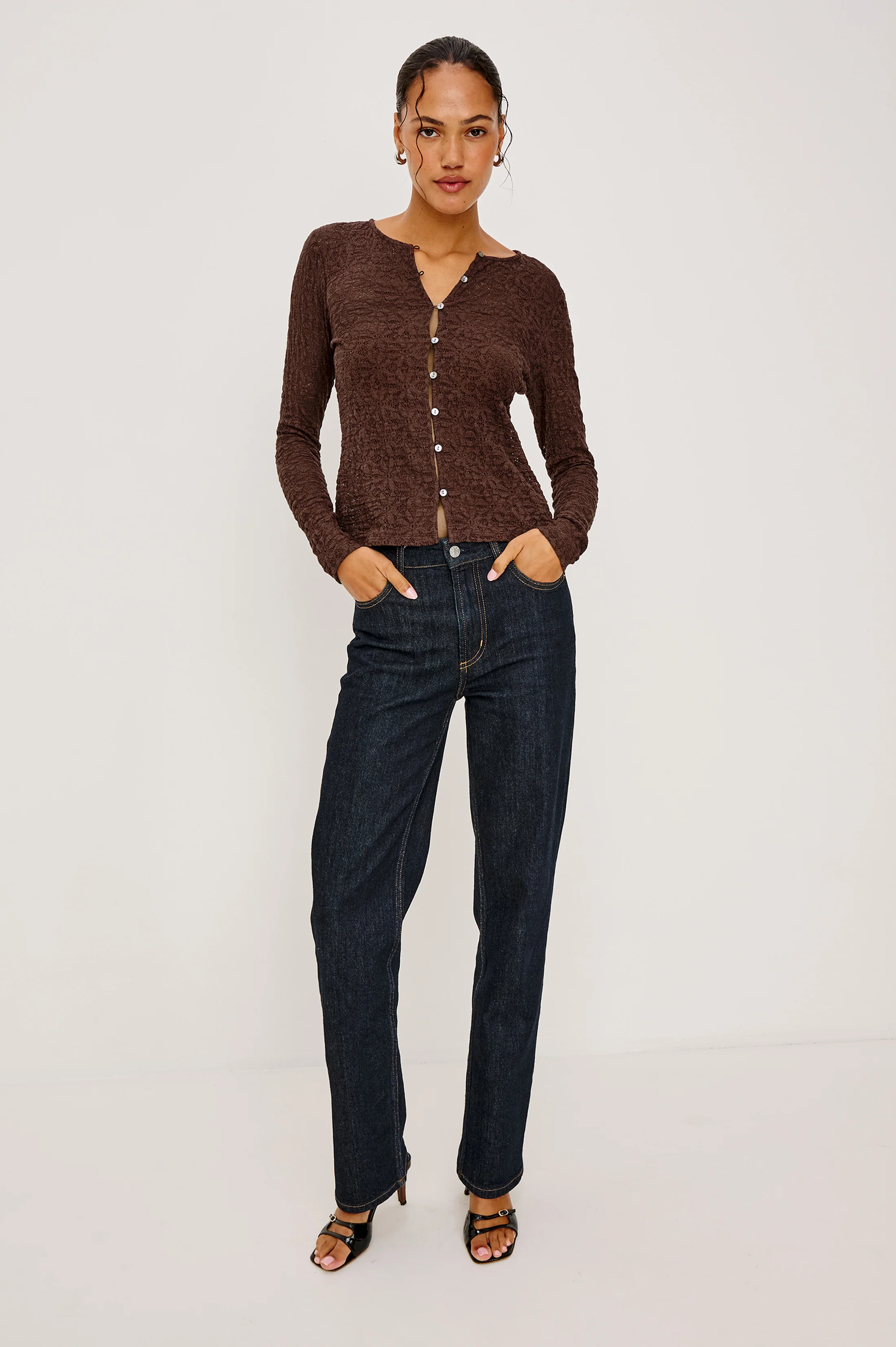CYRAH TOP - WALNUT - Image 3