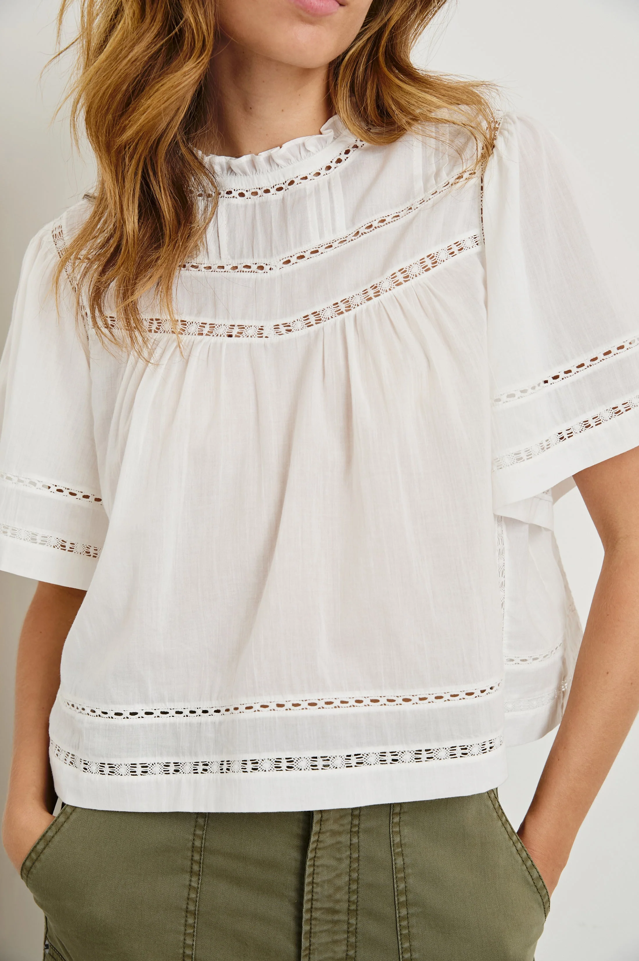 DAISY TOP - WHITE - Image 2