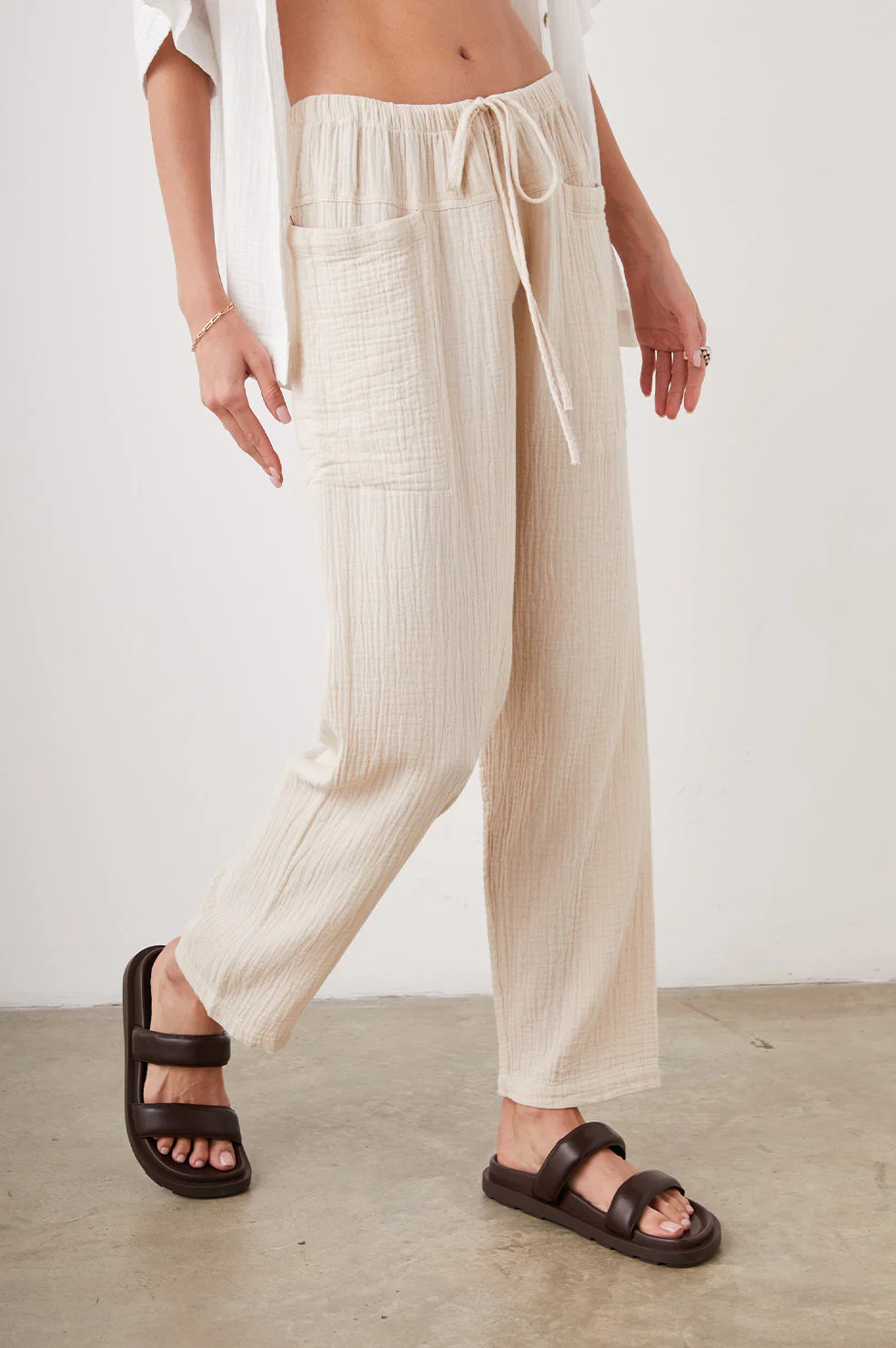 DARBY PANT - FLAX - Image 4