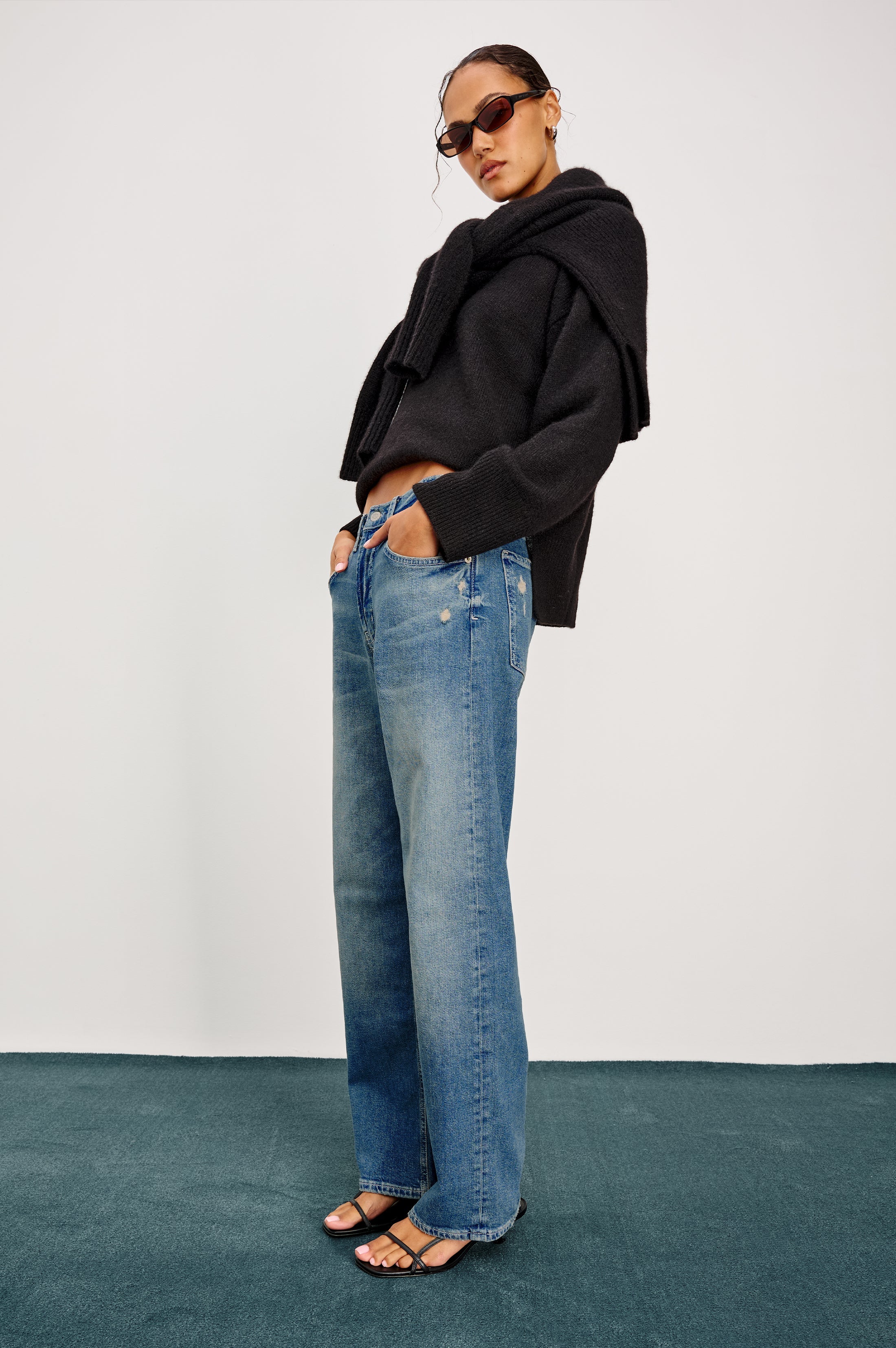 DEL MAR BOYFRIEND - TINTED INDIGO DESTROY - Image 3