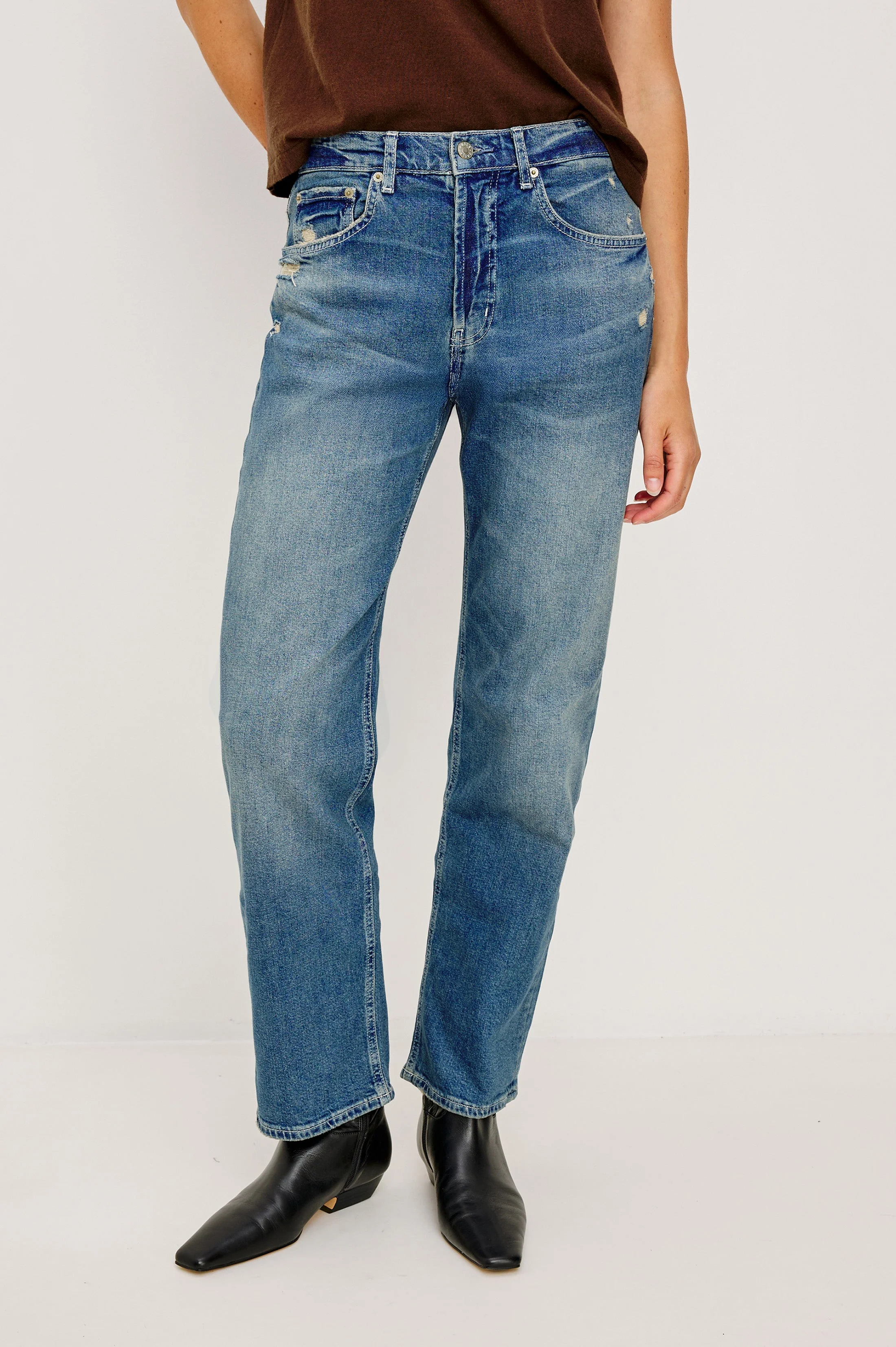 DEL MAR BOYFRIEND - TINTED INDIGO DESTROY - Image 4