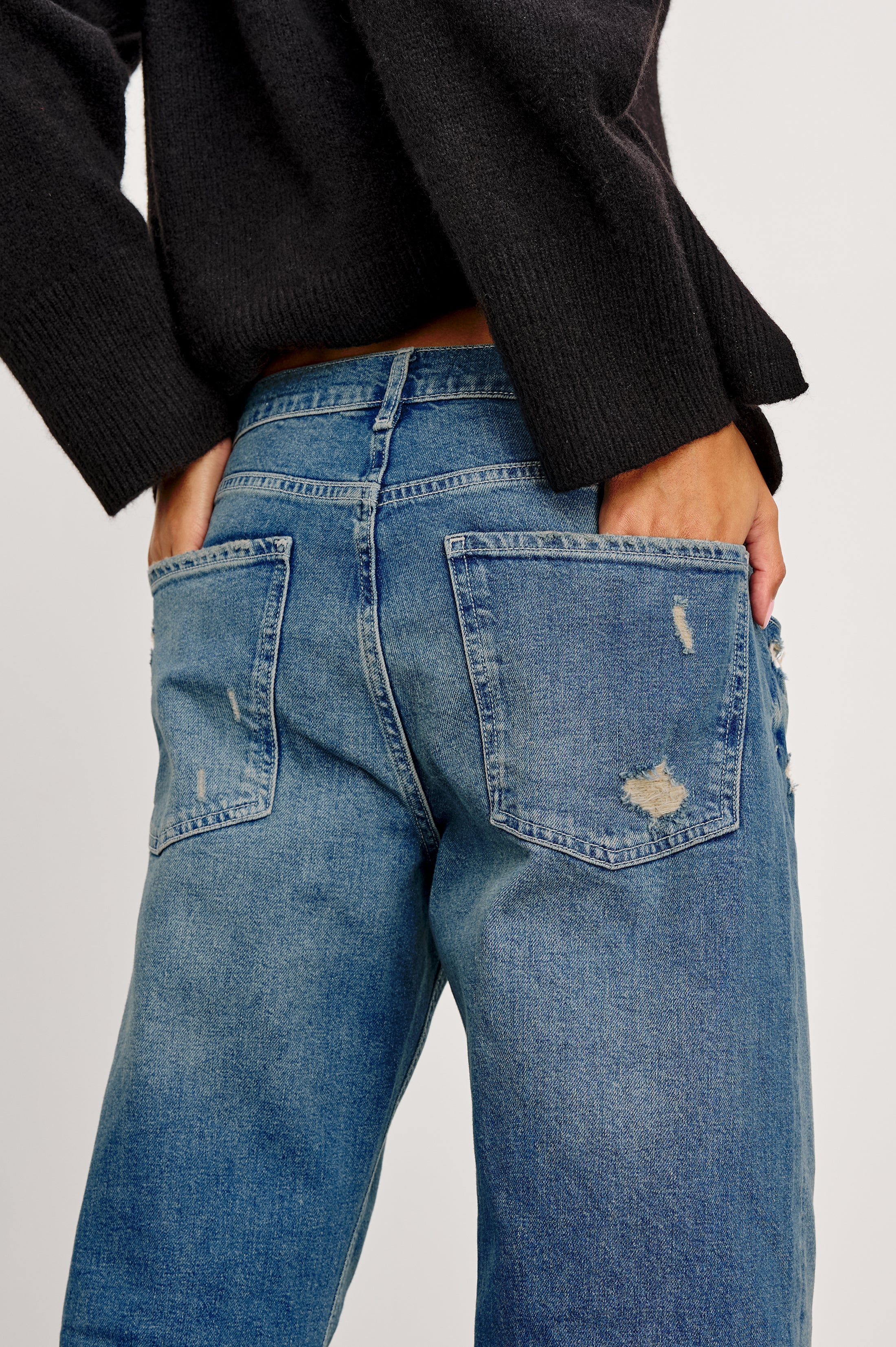 DEL MAR BOYFRIEND - TINTED INDIGO DESTROY - Image 5