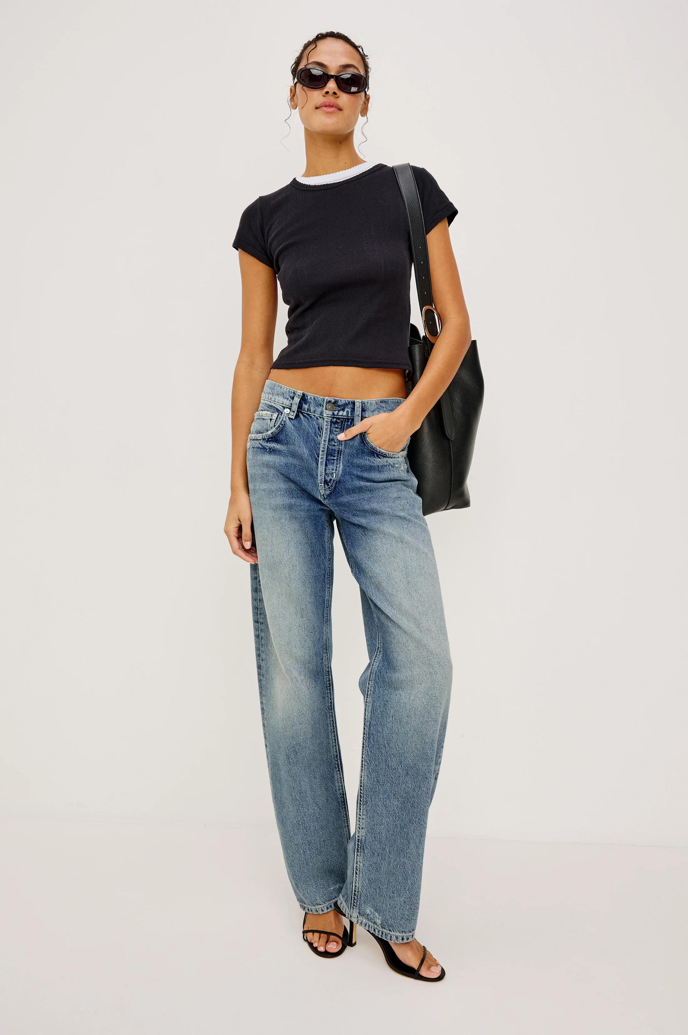 DEL MAR BOYFRIEND - VINTAGE AZURE