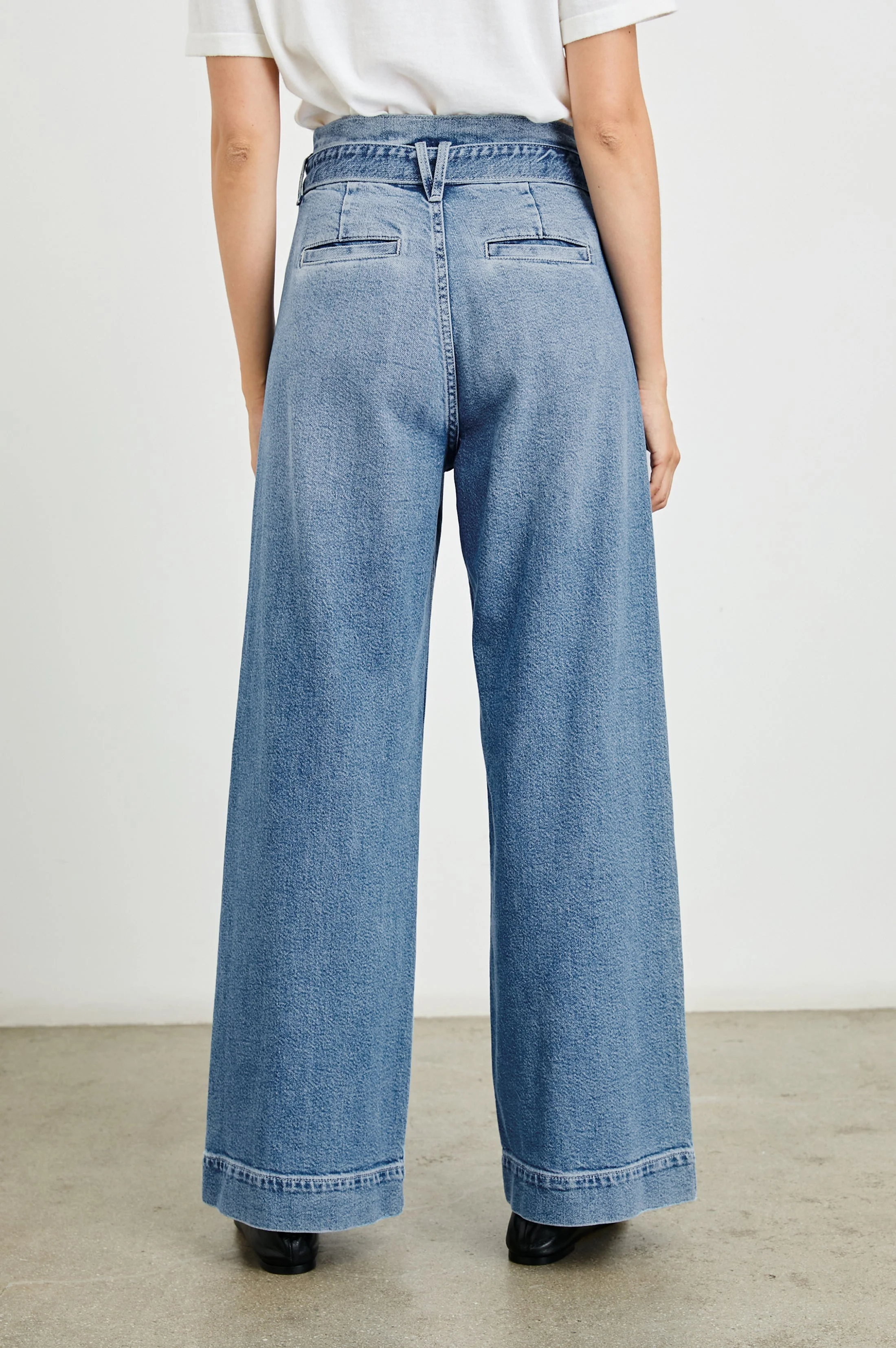 DESCANSO WIDE LEG - CADET BLUE - Image 5