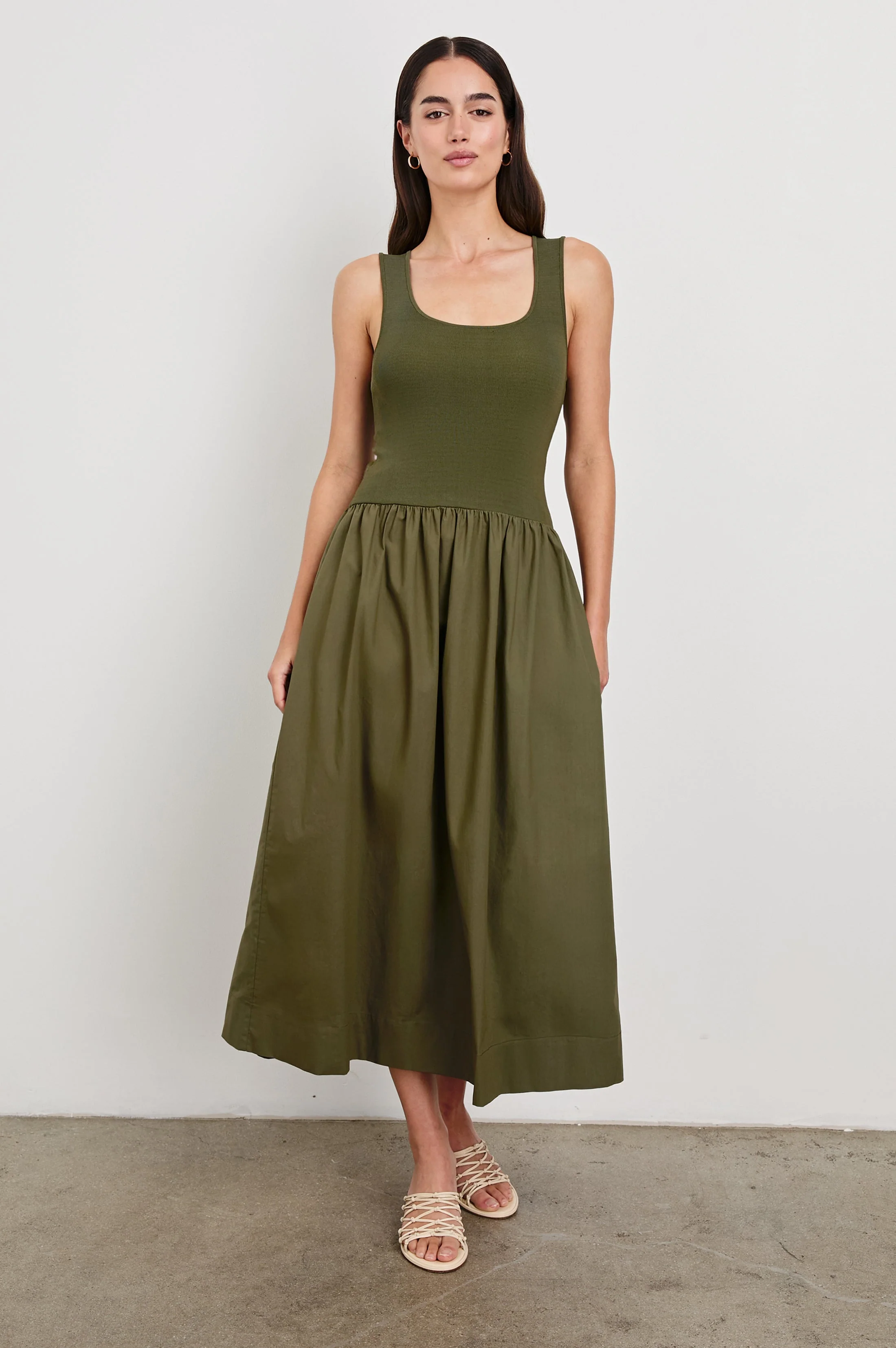DIA DRESS - OLIVE