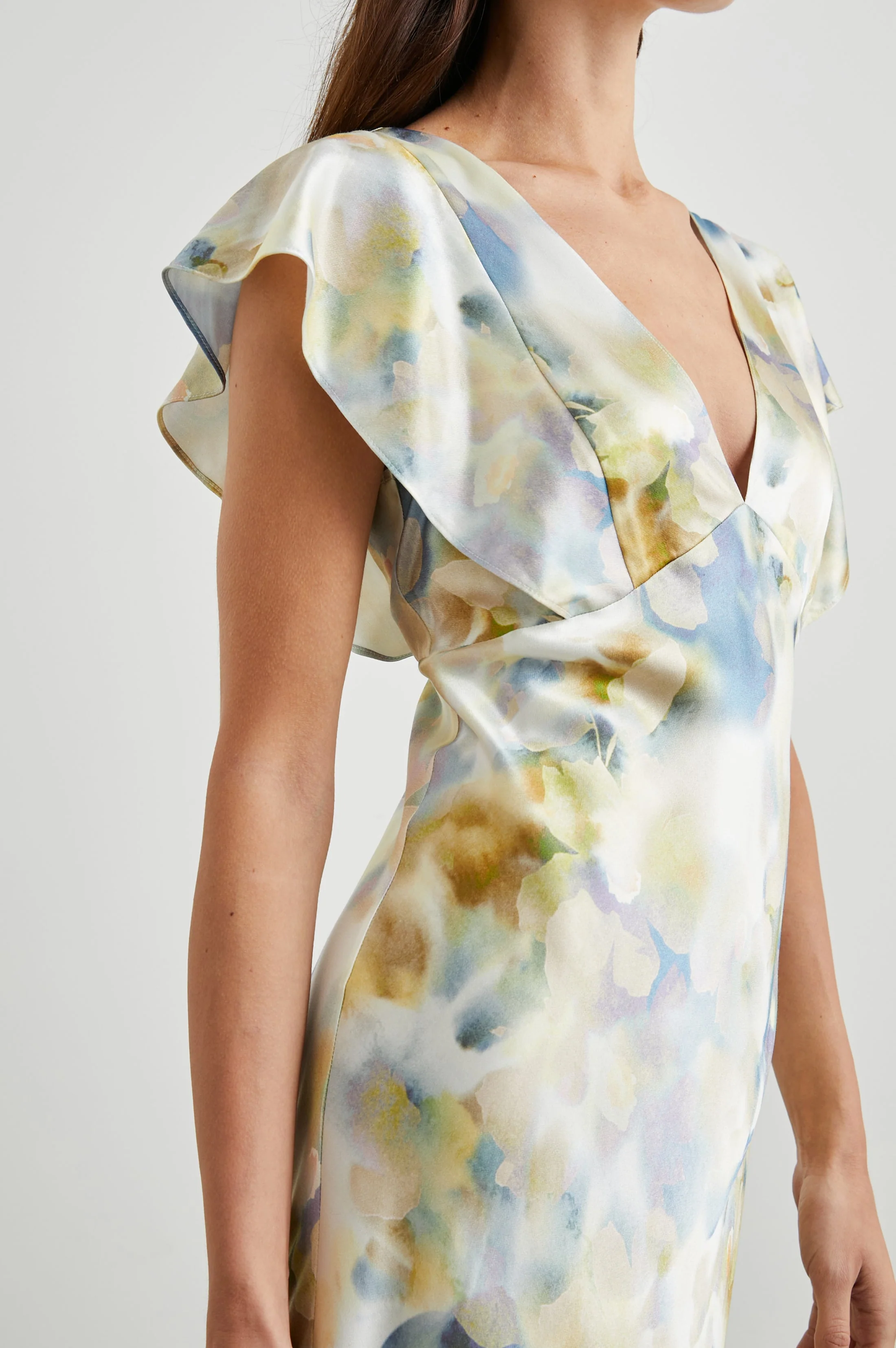 DINA DRESS - DIFFUSED BLOSSOM - Image 2