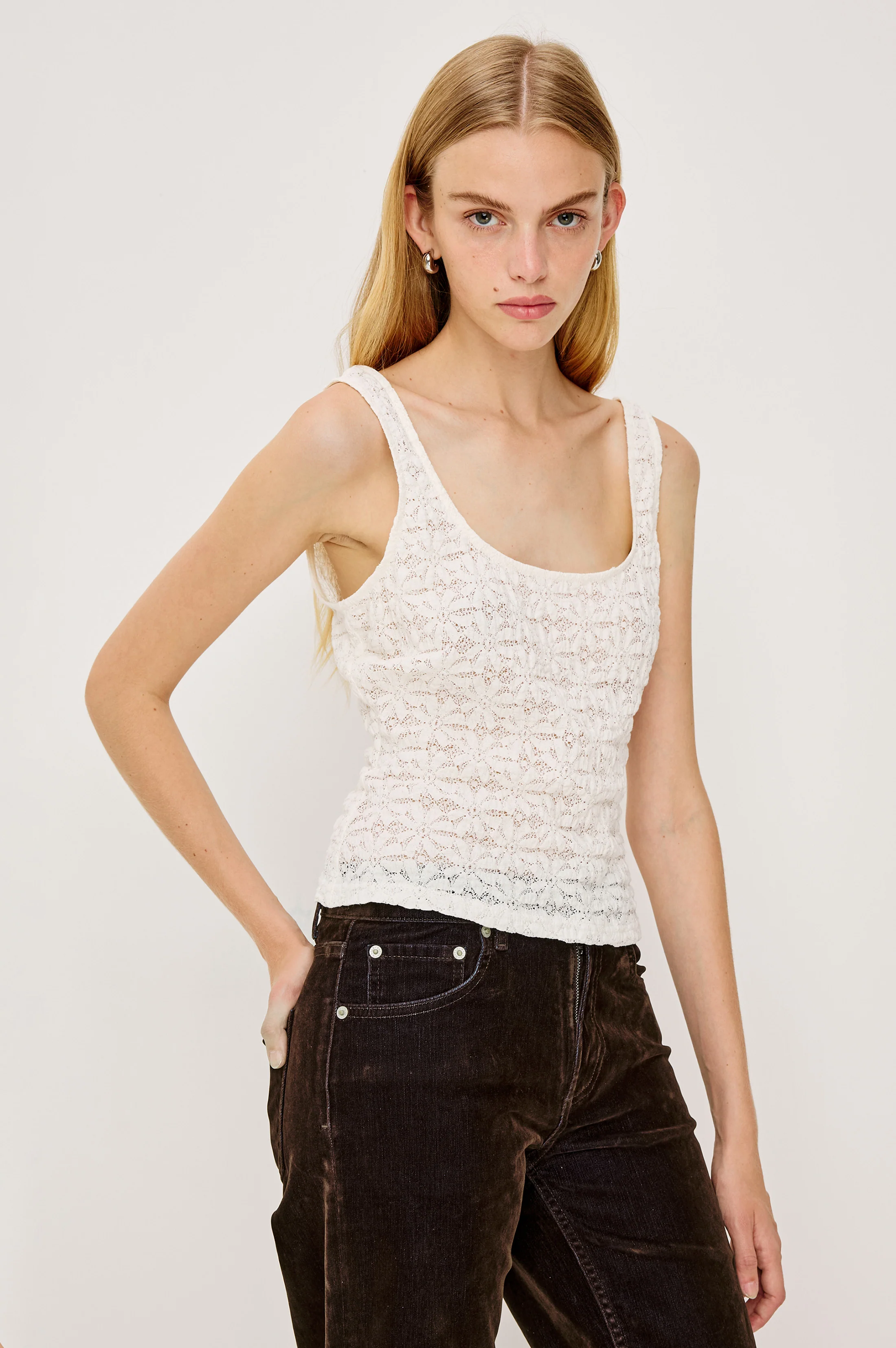 DONYA TANK - IVORY - Image 2