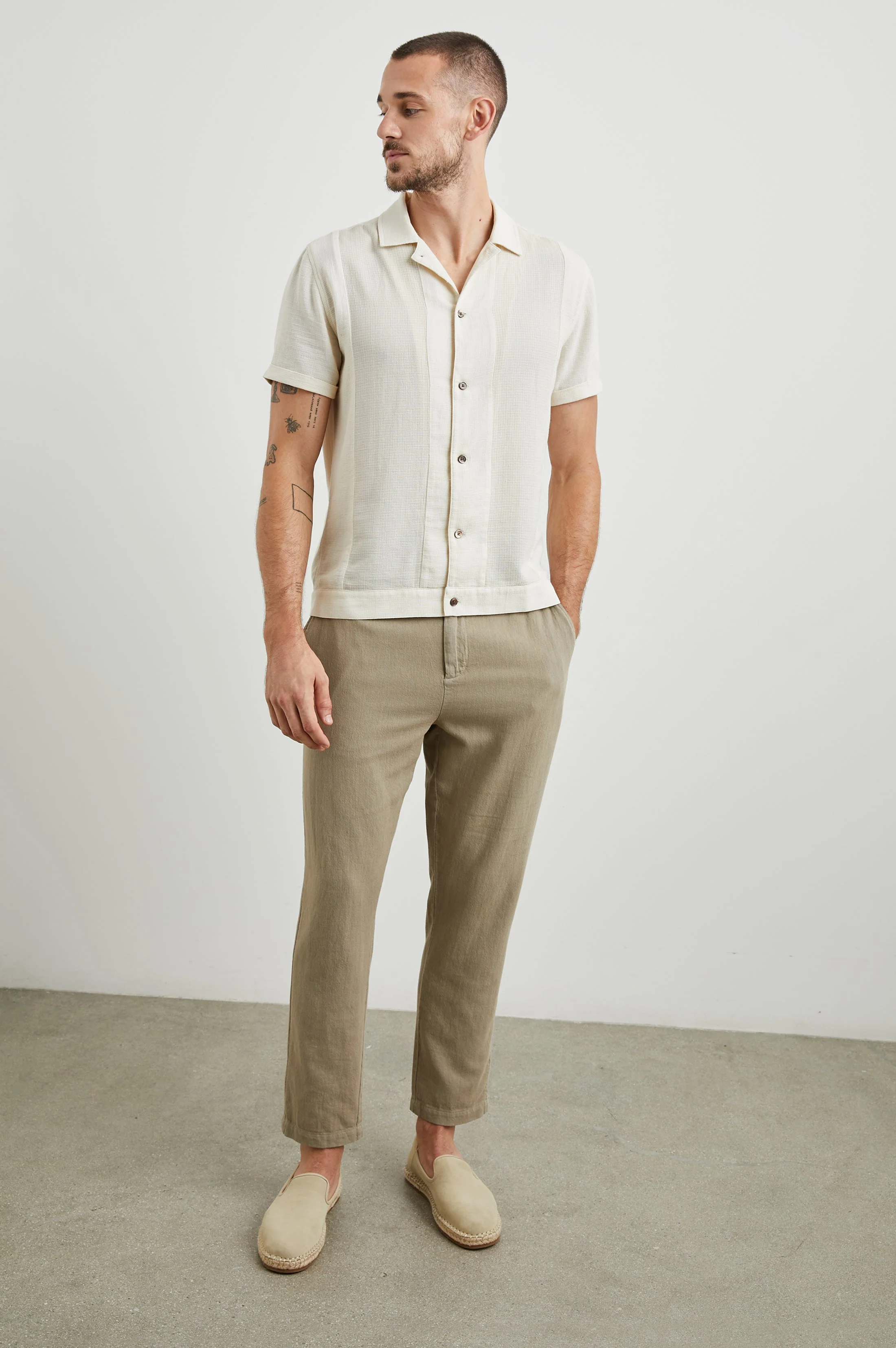 DUKE SHIRT - PARCHMENT WHEAT - Image 3
